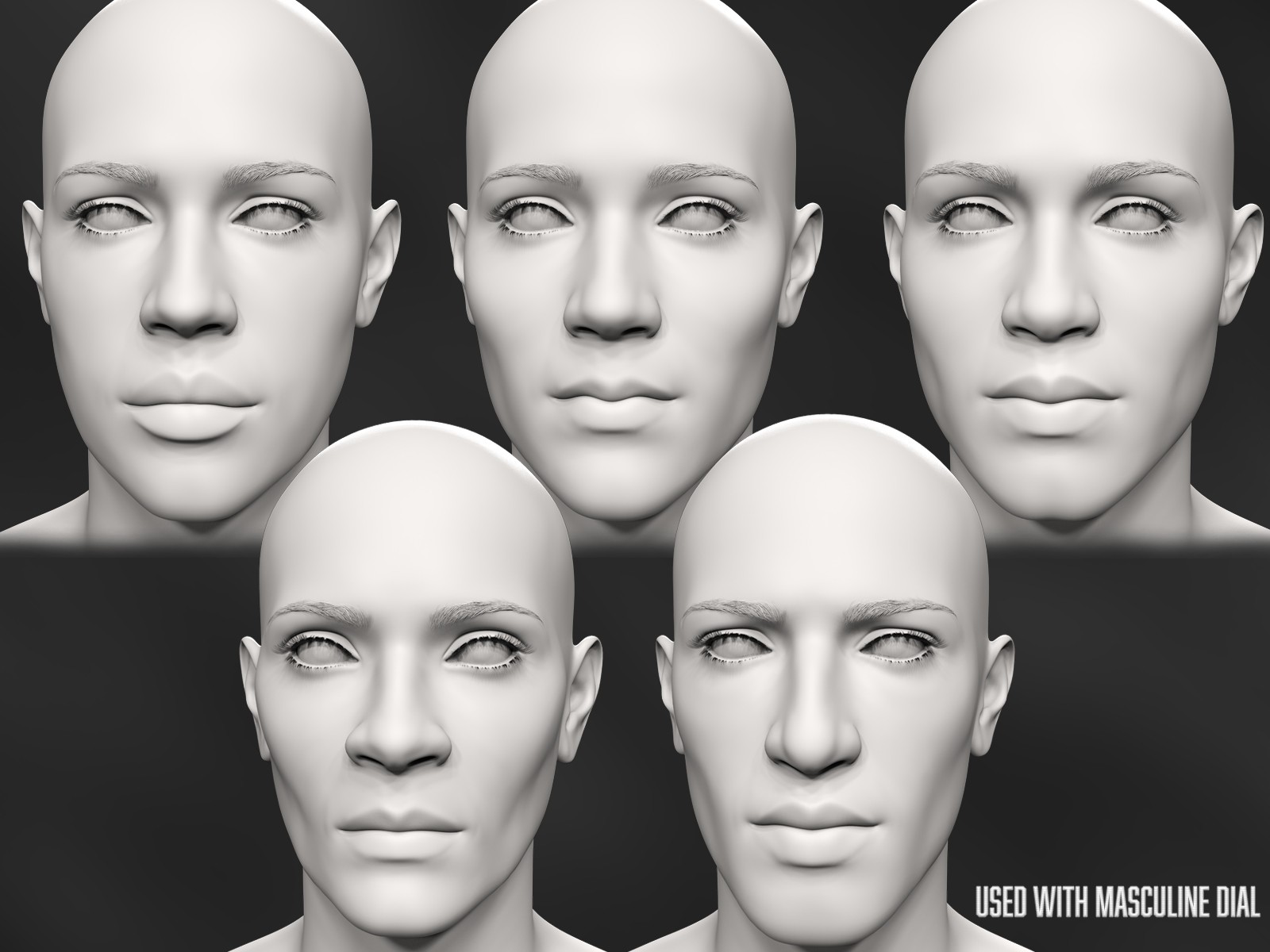 Twizted 100 Faces for Genesis 9 by N/A
