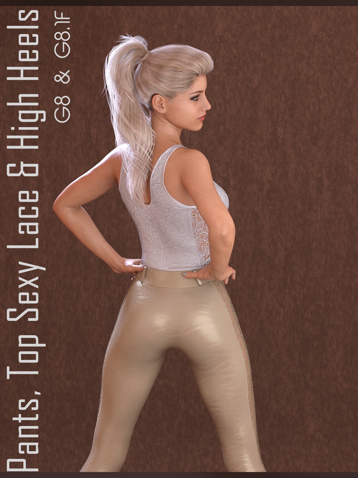 Pants, Top Sexy Lace & High Heels for G8 & G8.1 by N/A