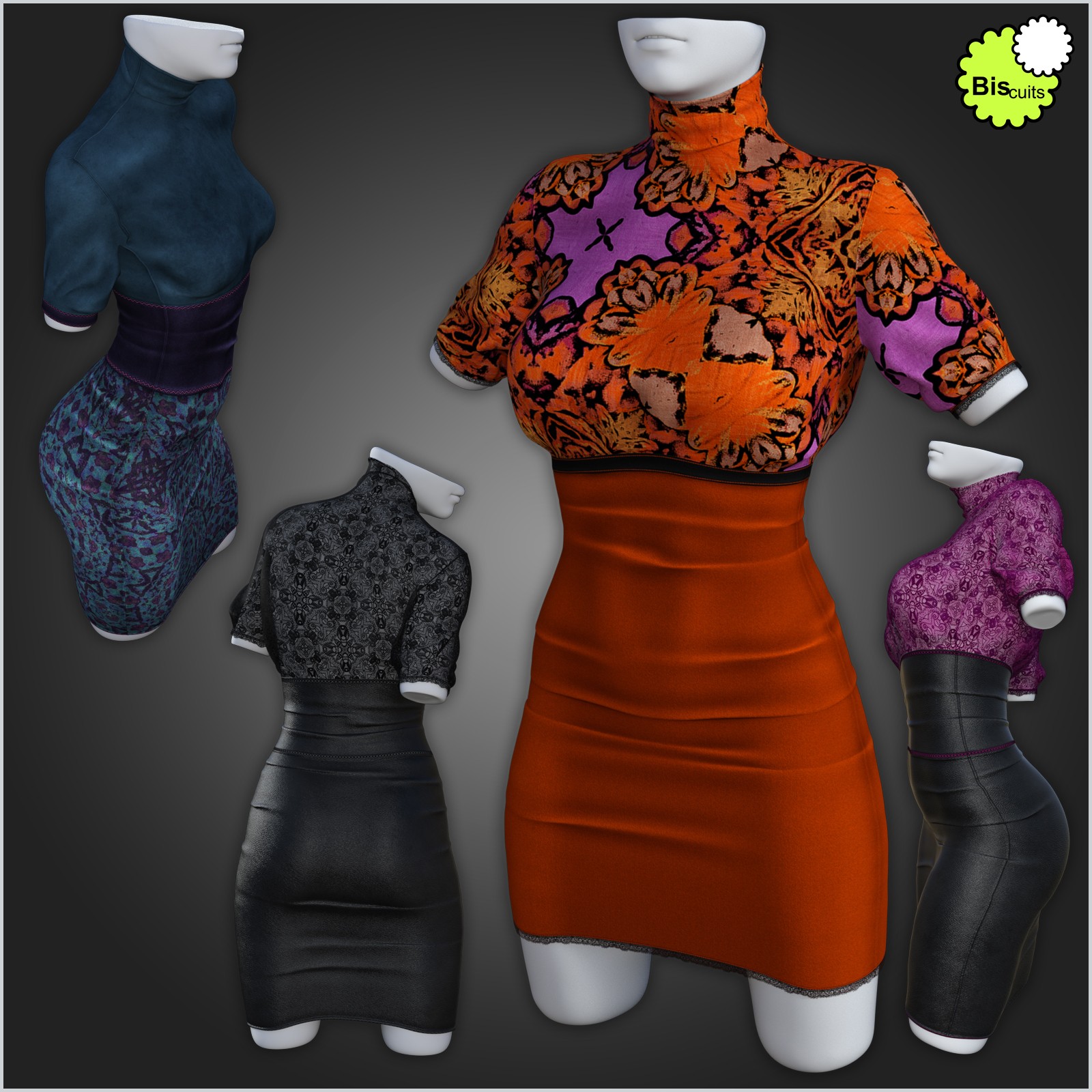 Biscuits Xpand for dForce ComfortII Dress by N/A