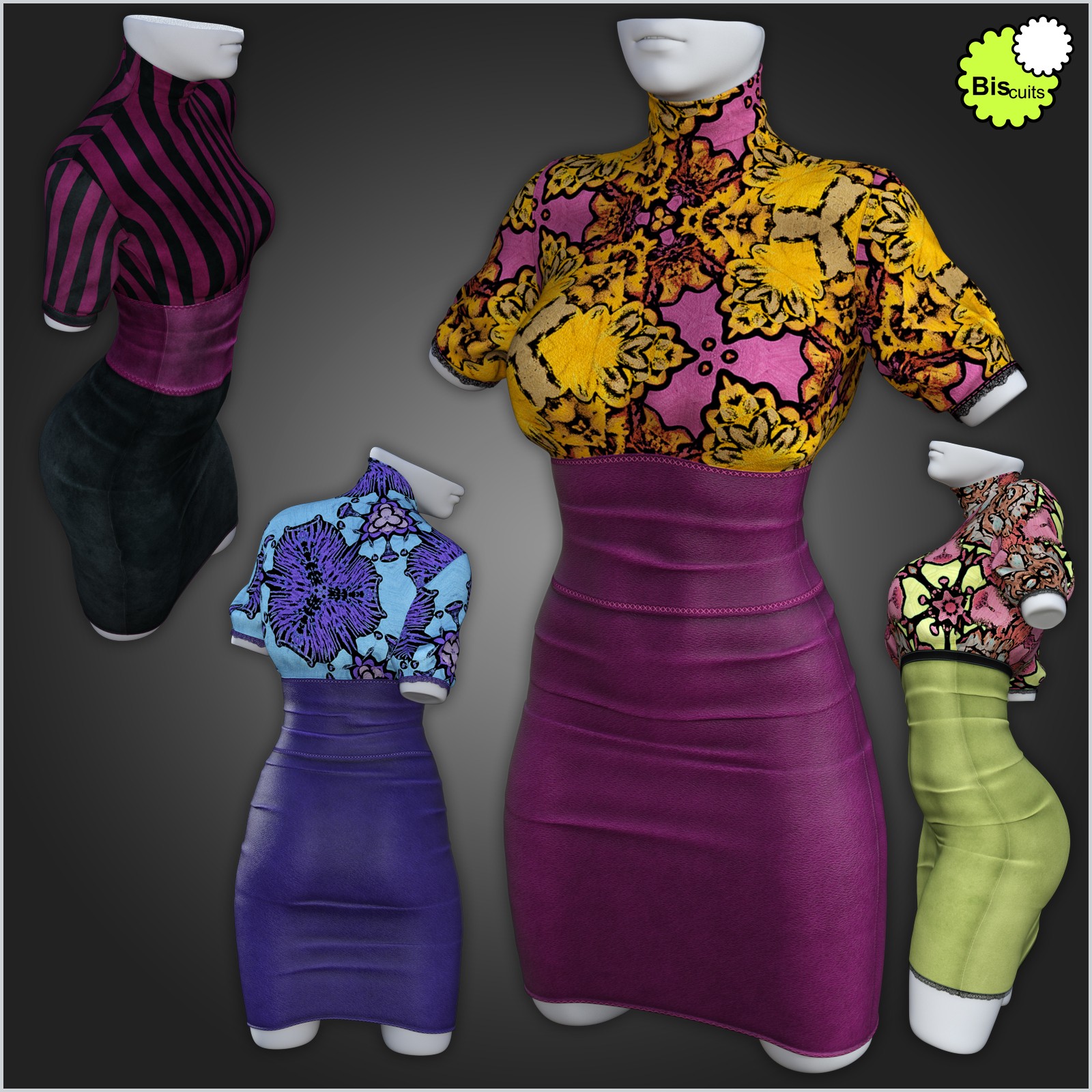 Biscuits Xpand for dForce ComfortII Dress by N/A