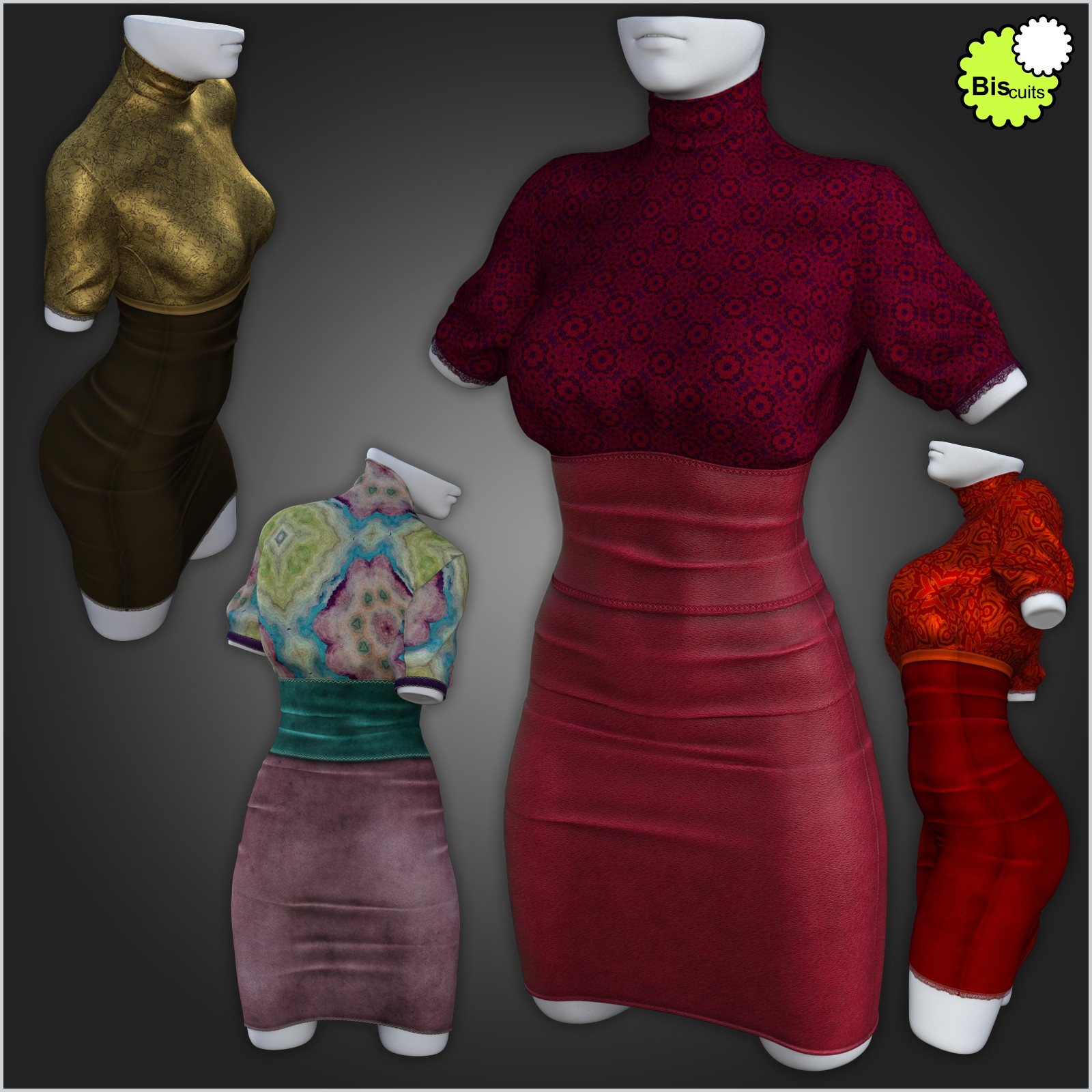 Biscuits Xpand for dForce ComfortII Dress by N/A