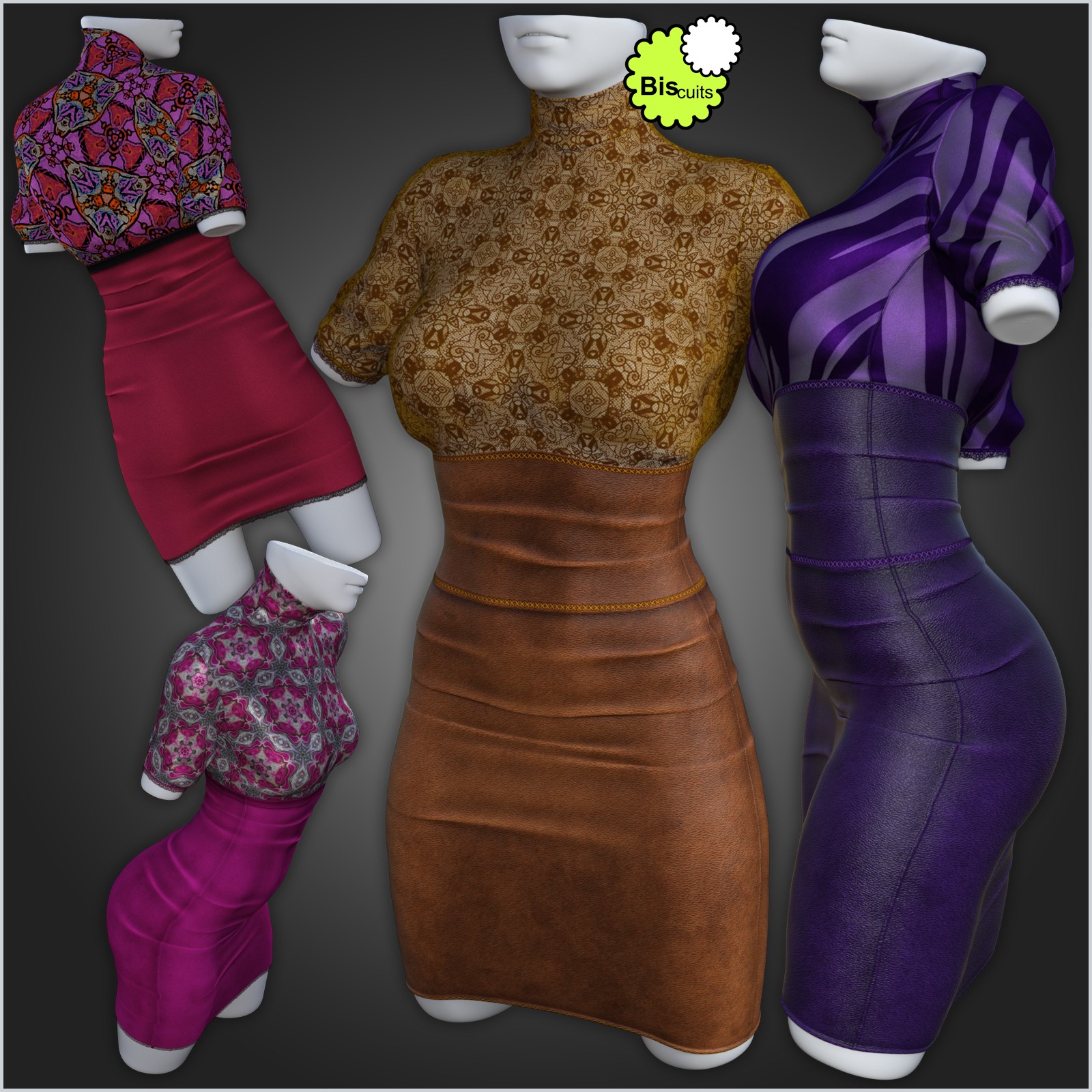 Biscuits Xpand for dForce ComfortII Dress by N/A