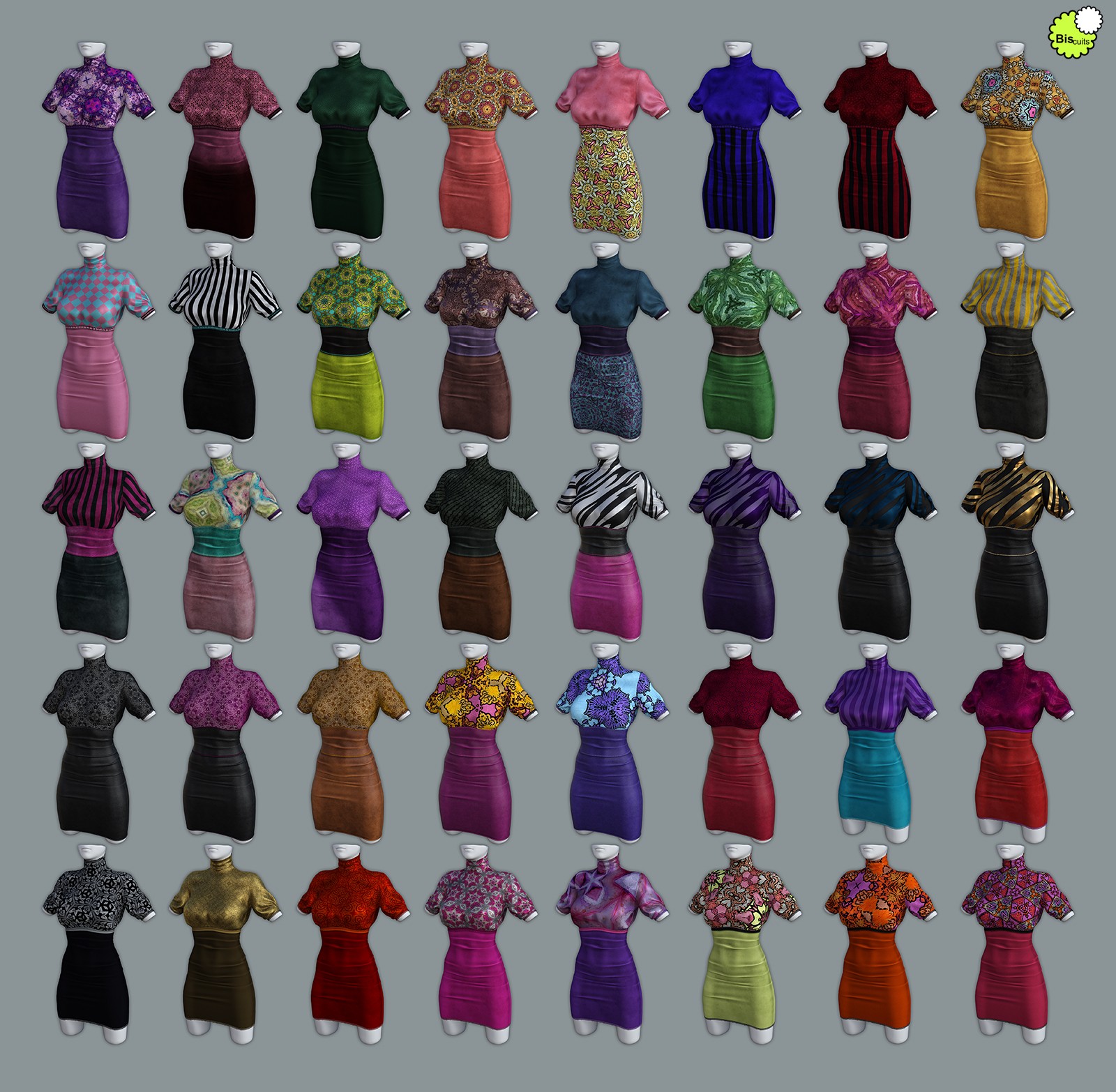 Biscuits Xpand for dForce ComfortII Dress by N/A