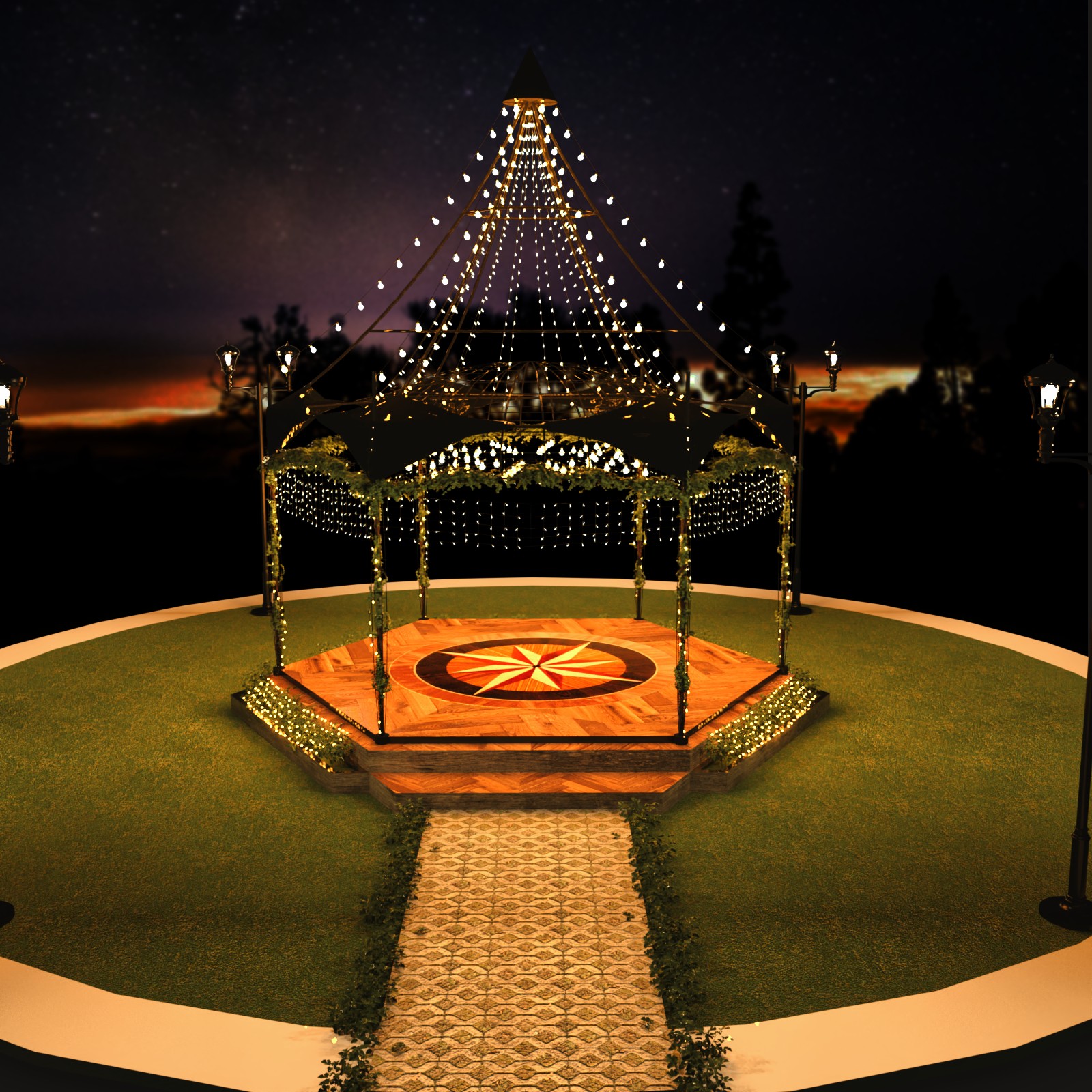 Forks Gazebo by N/A