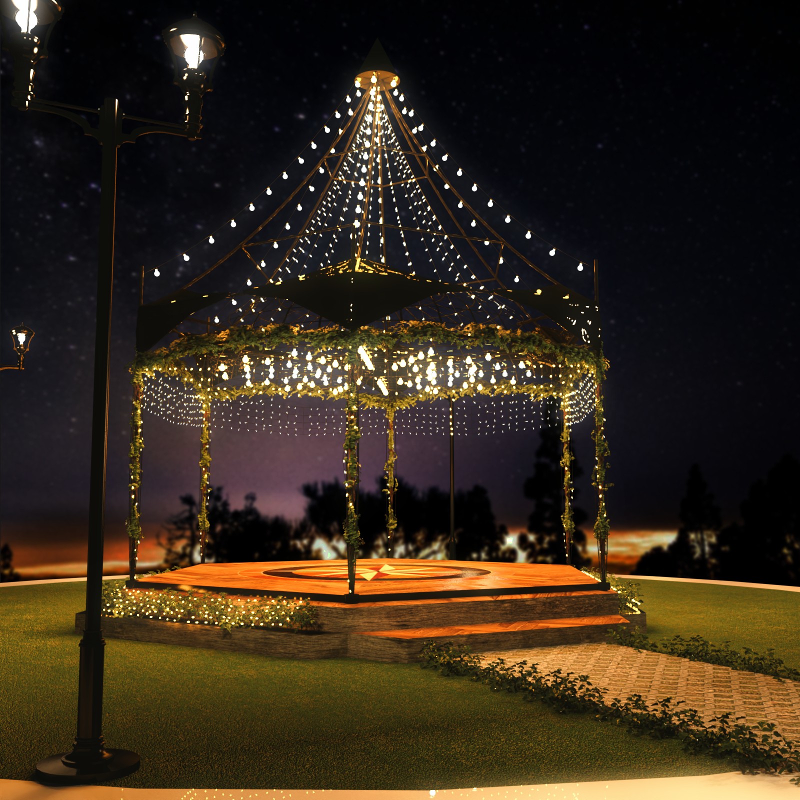 Forks Gazebo by N/A