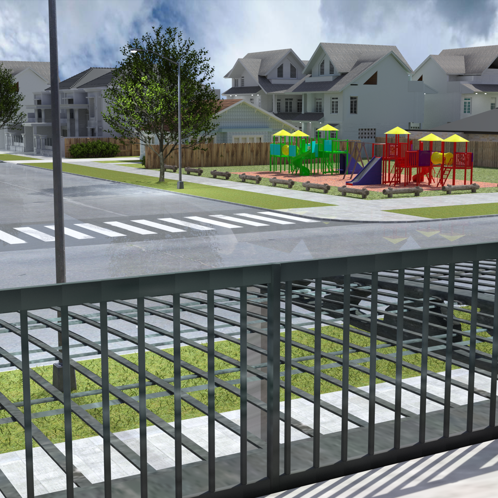 Suburban Neighbourhood Street for DAZ by N/A