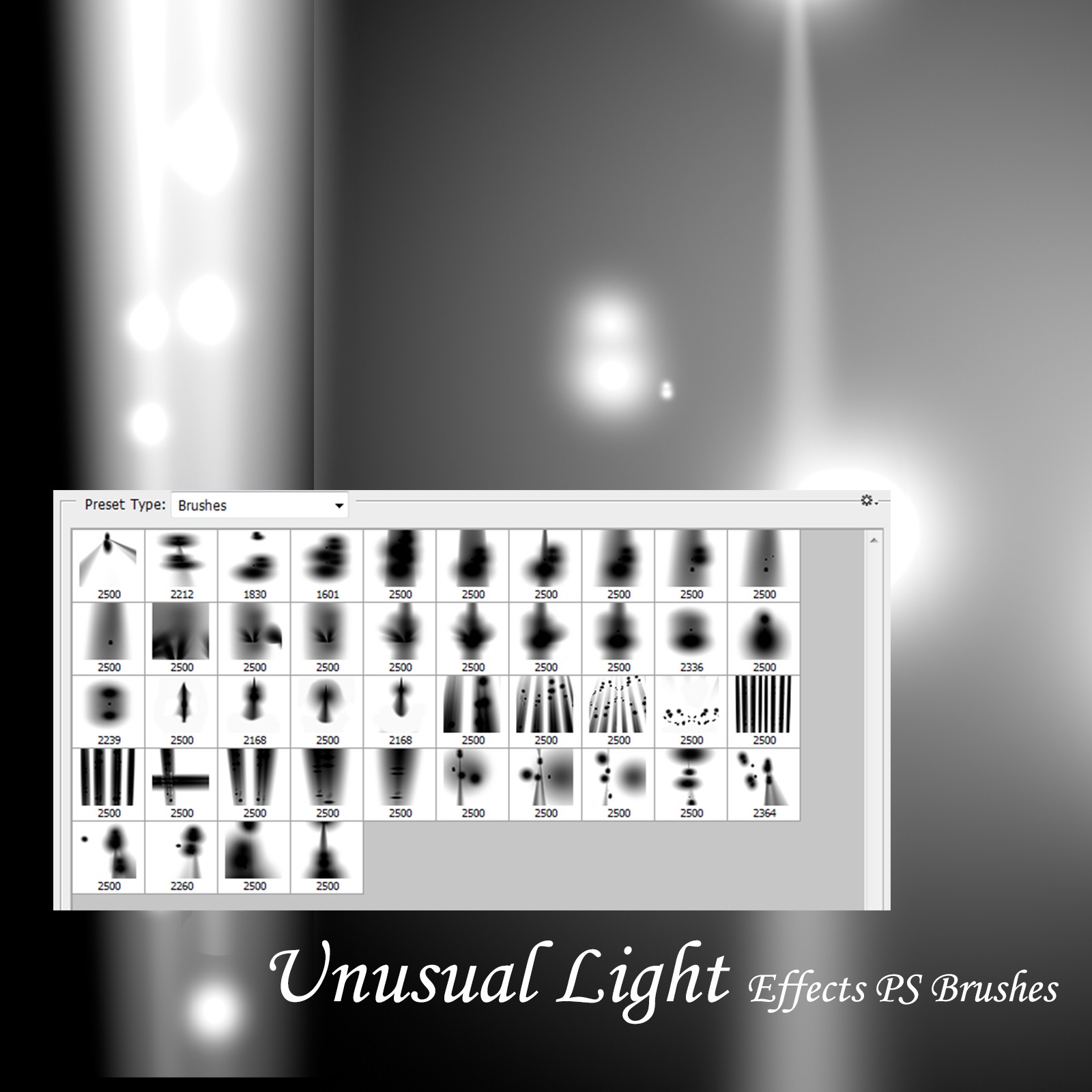 Unusual Light Effect PS Brushes by N/A