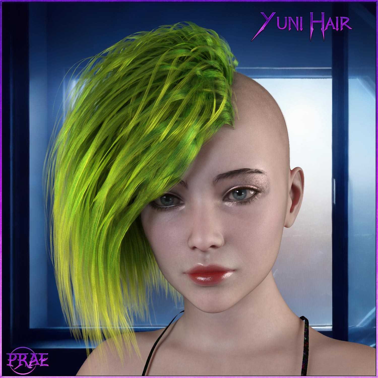 Prae-Yuni Hair G8 G9 Daz by N/A