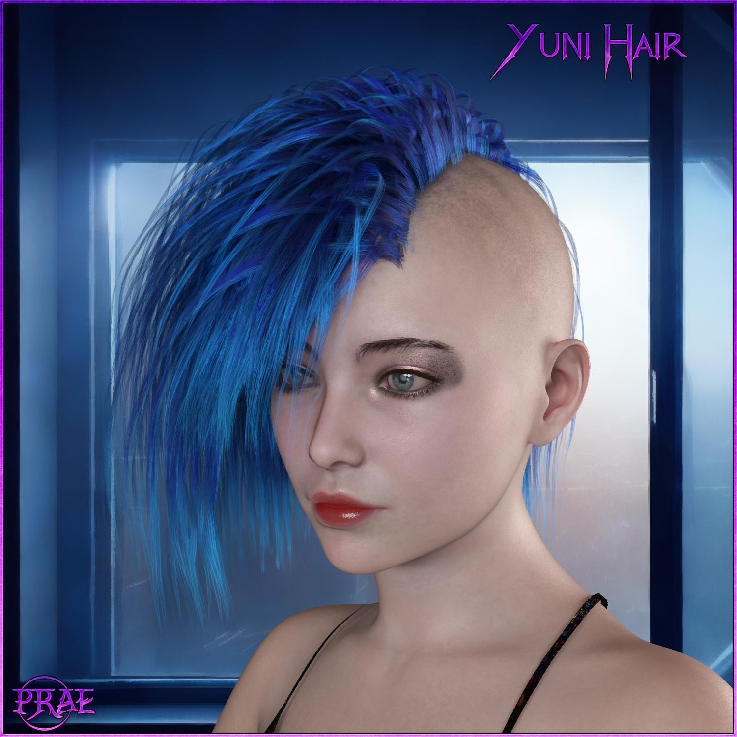 Prae-Yuni Hair G8 G9 Daz by N/A