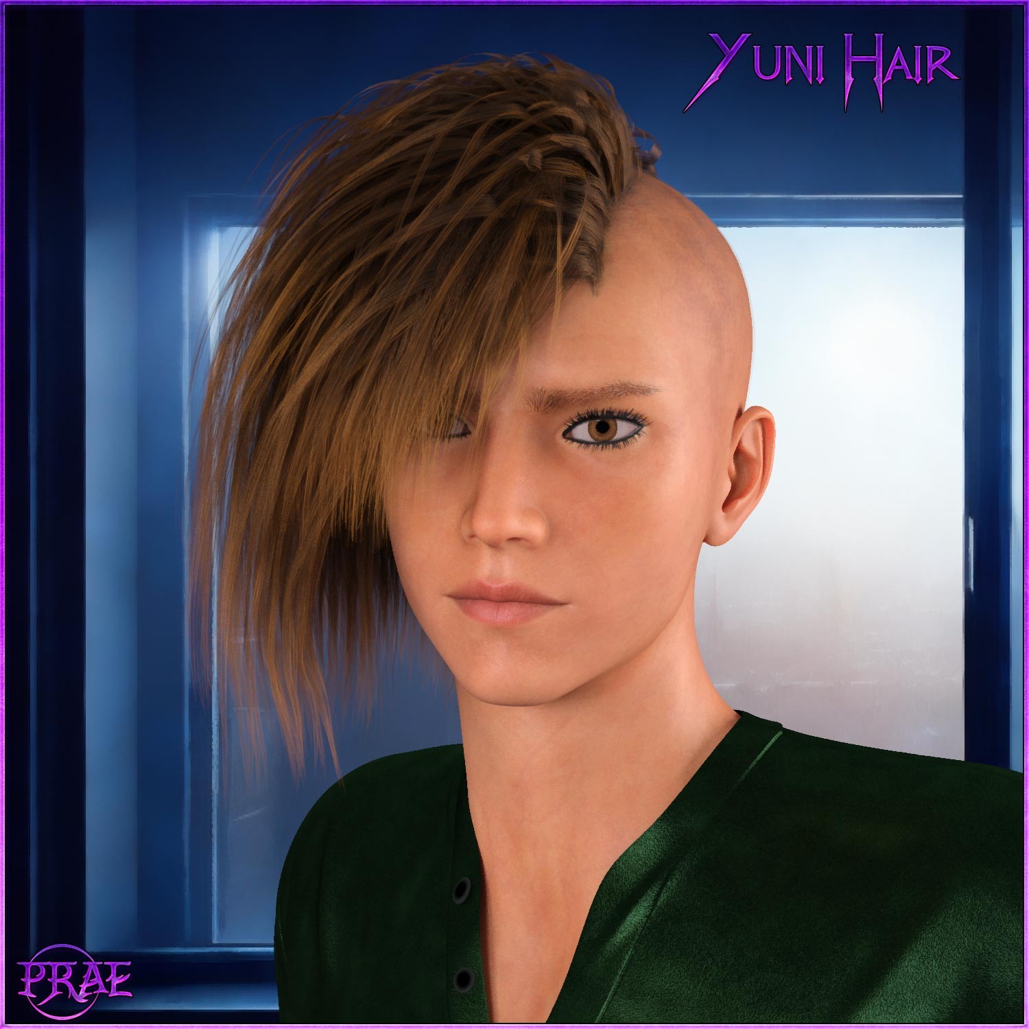 Prae-Yuni Hair G8 G9 Daz by N/A