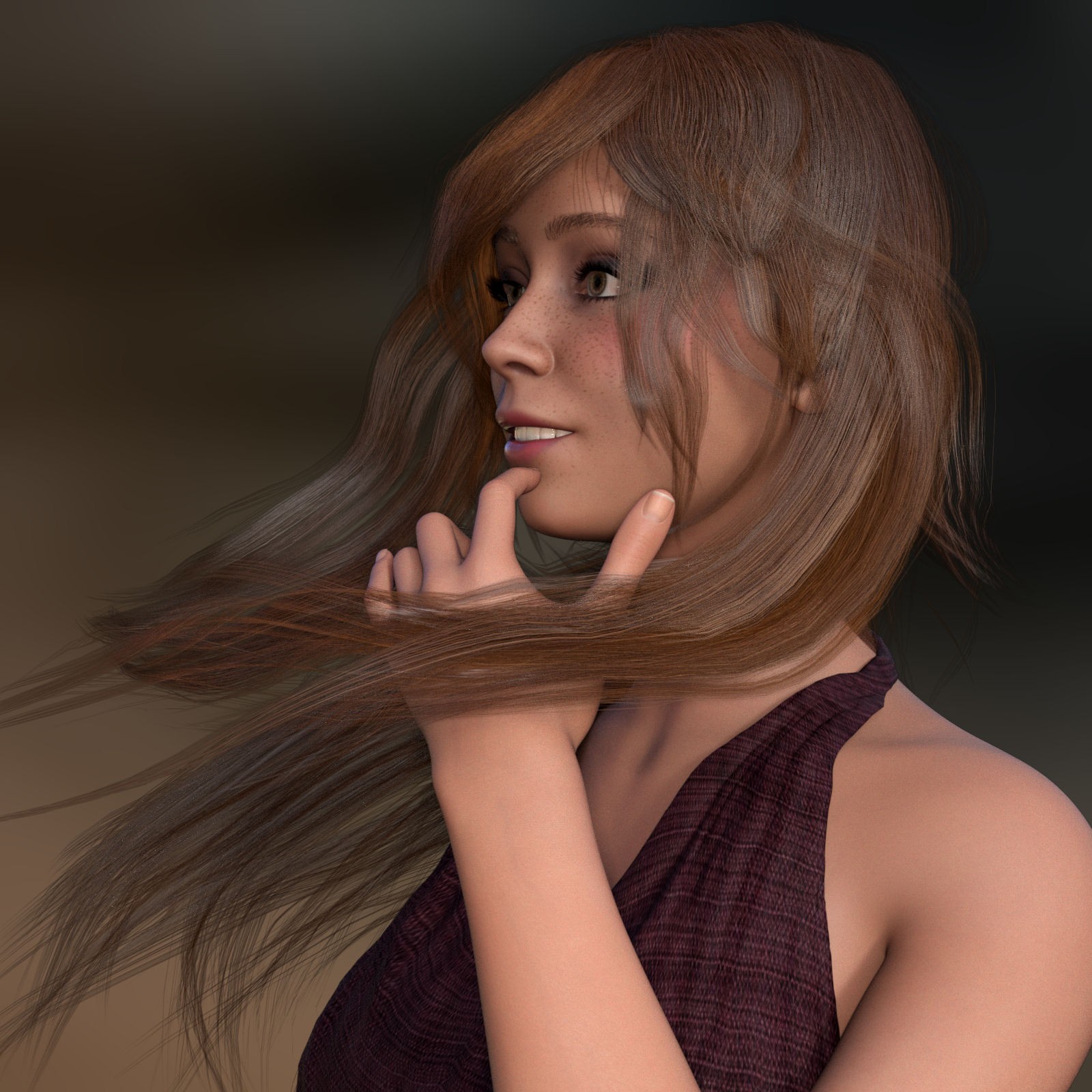 Rosalina Hair for G8F & G9 by N/A