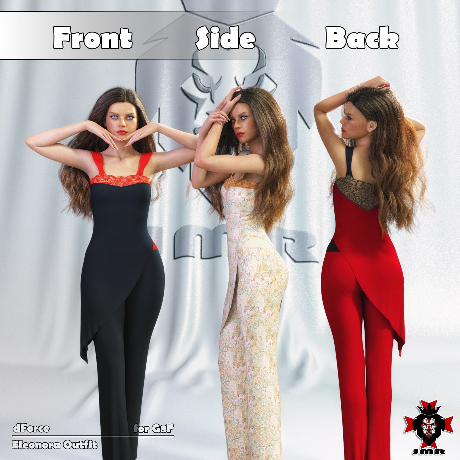 JMR dForce Eleonora Outfit for G8F by N/A