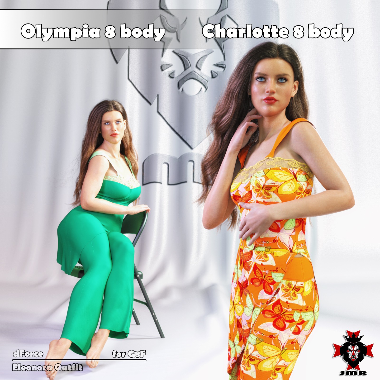 JMR dForce Eleonora Outfit for G8F by N/A