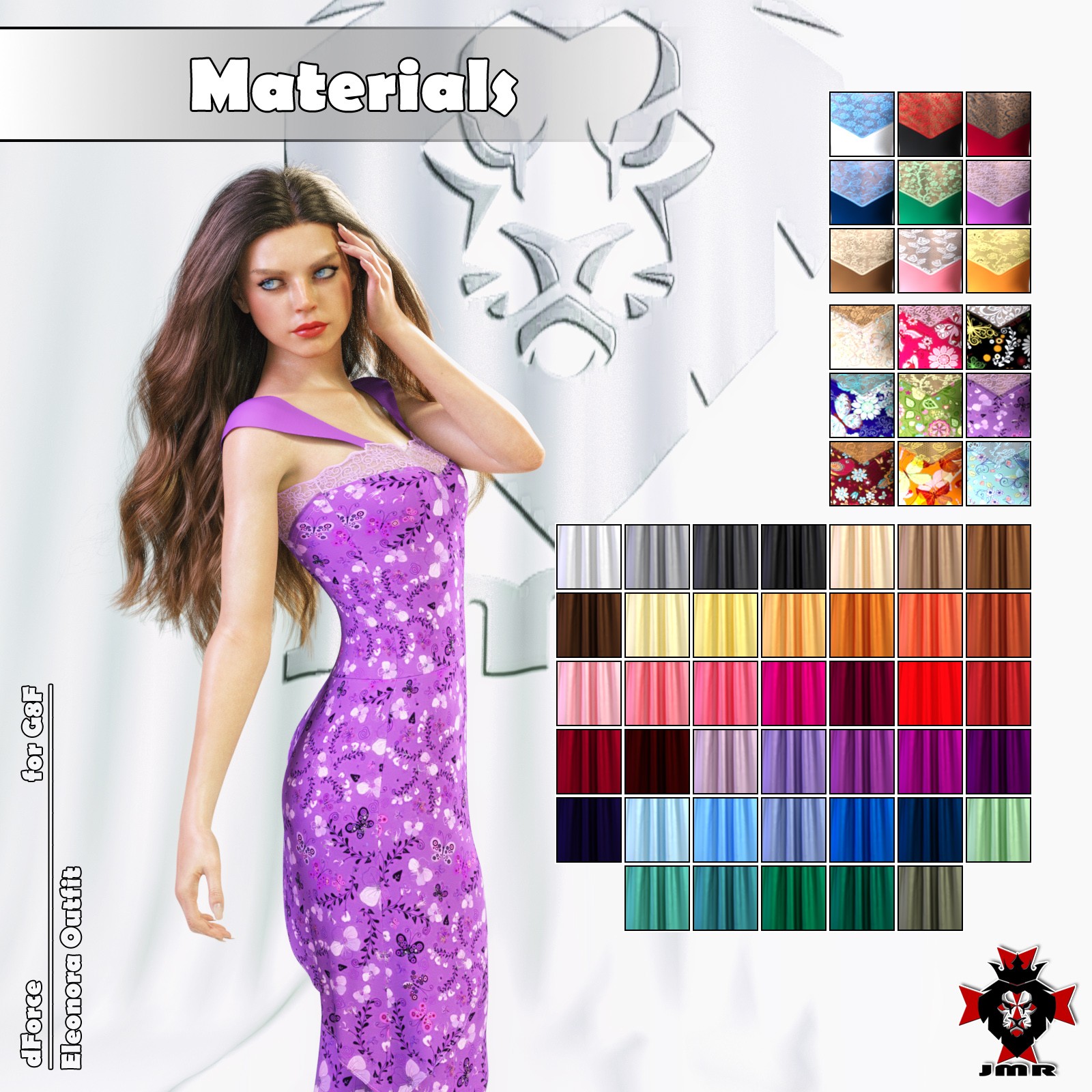 JMR dForce Eleonora Outfit for G8F by N/A