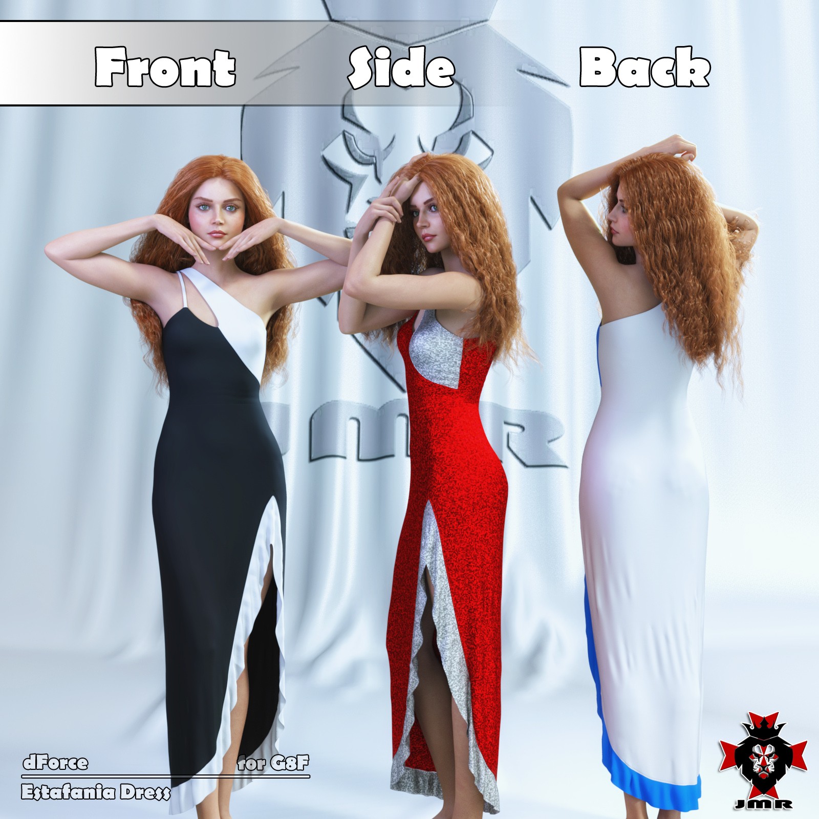 JMR dForce Estafania Dress for G8F by N/A