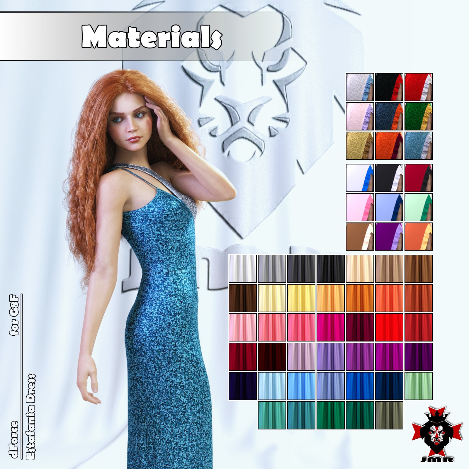 JMR dForce Estafania Dress for G8F by N/A