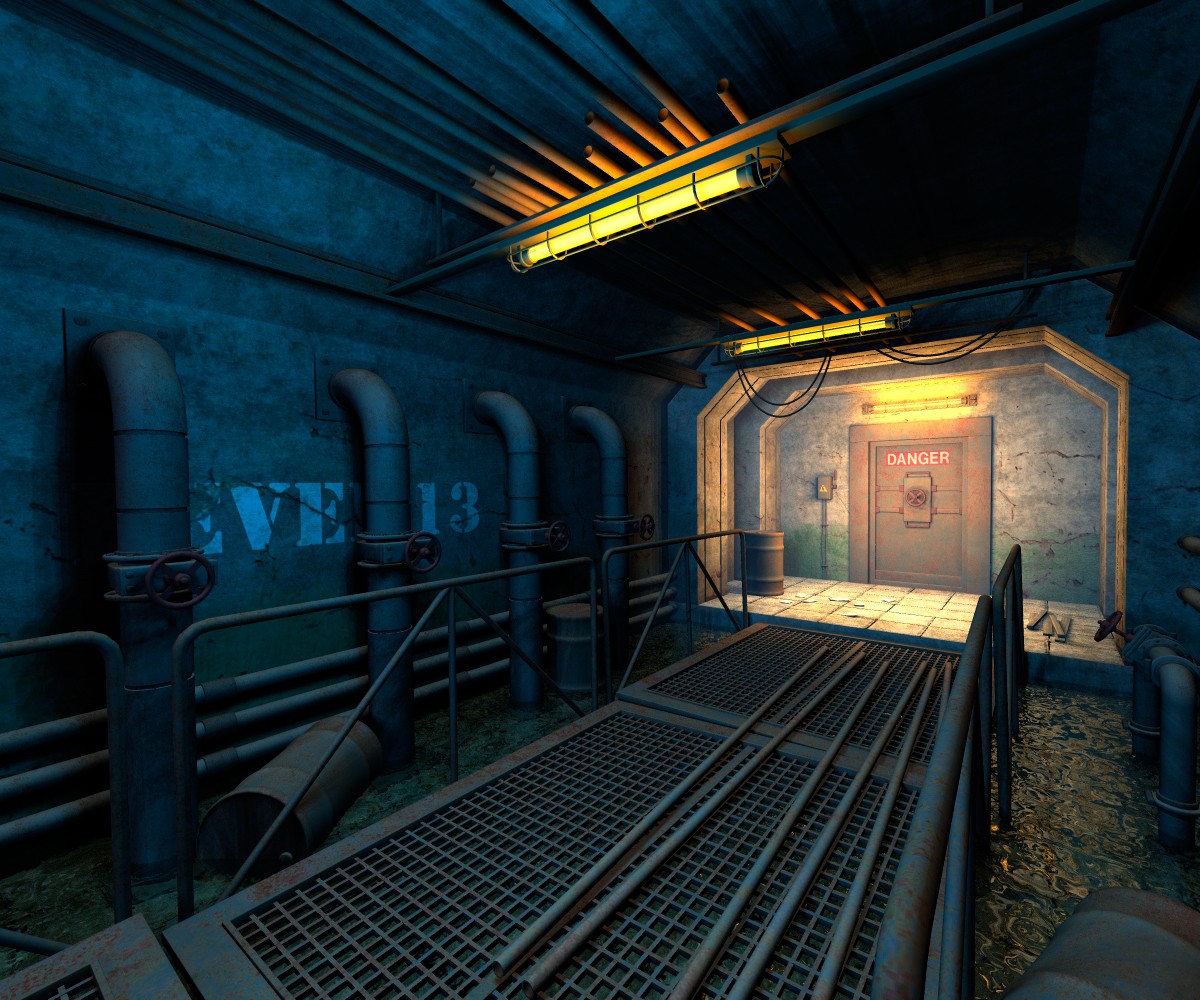 Level 13 set for Poser by N/A