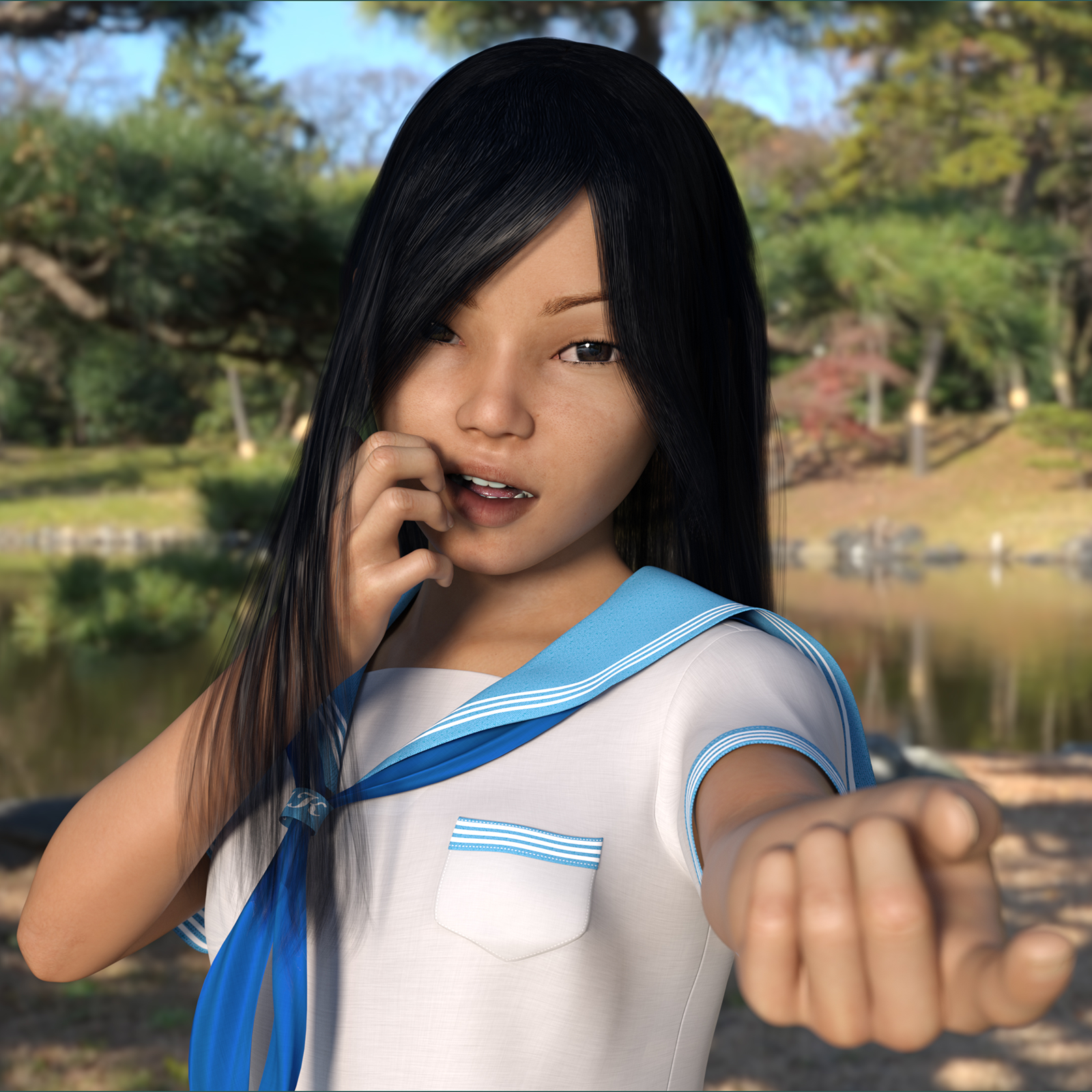 dForce Ksu Hair for G8F by N/A