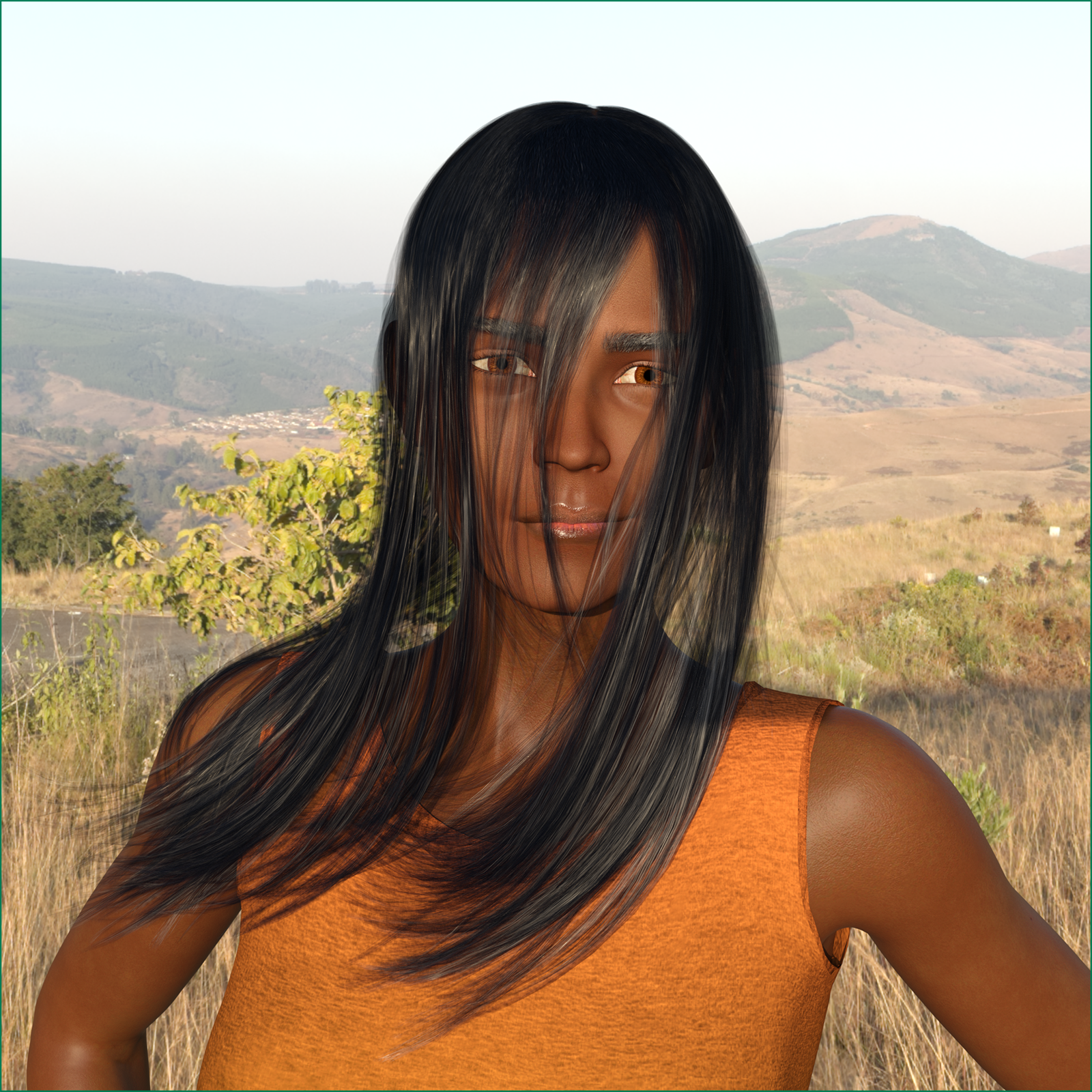 dForce Ksu Hair for G8F by N/A