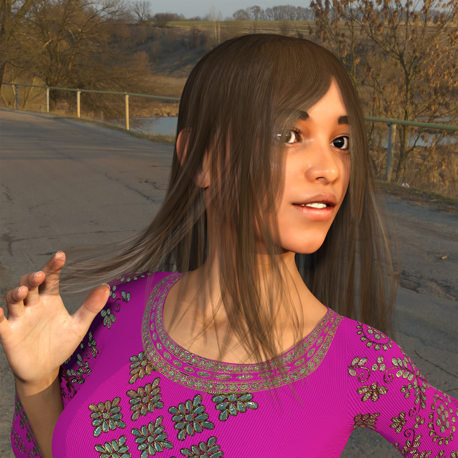 dForce Ksu Hair for G8F by N/A