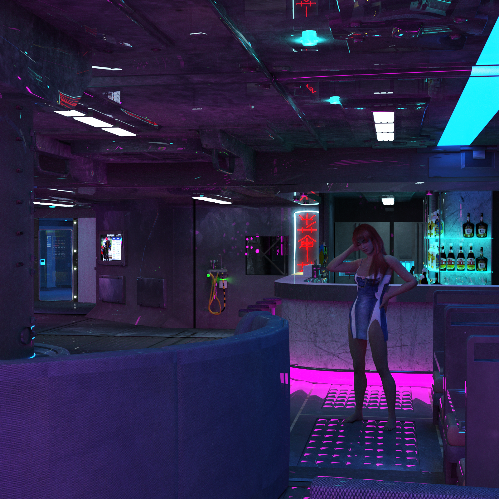 Neon Strip for DAZ by N/A