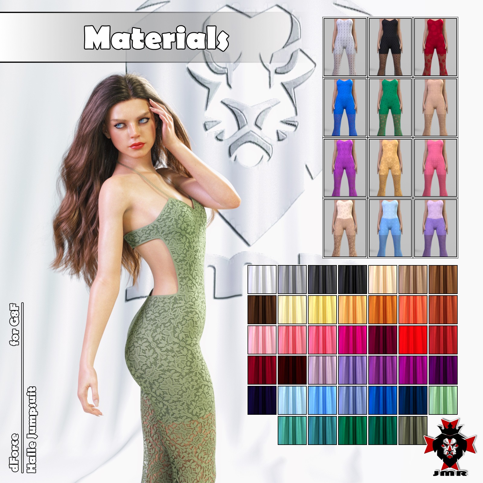 JMR dForce Halle Jumpsuit for G8F by N/A