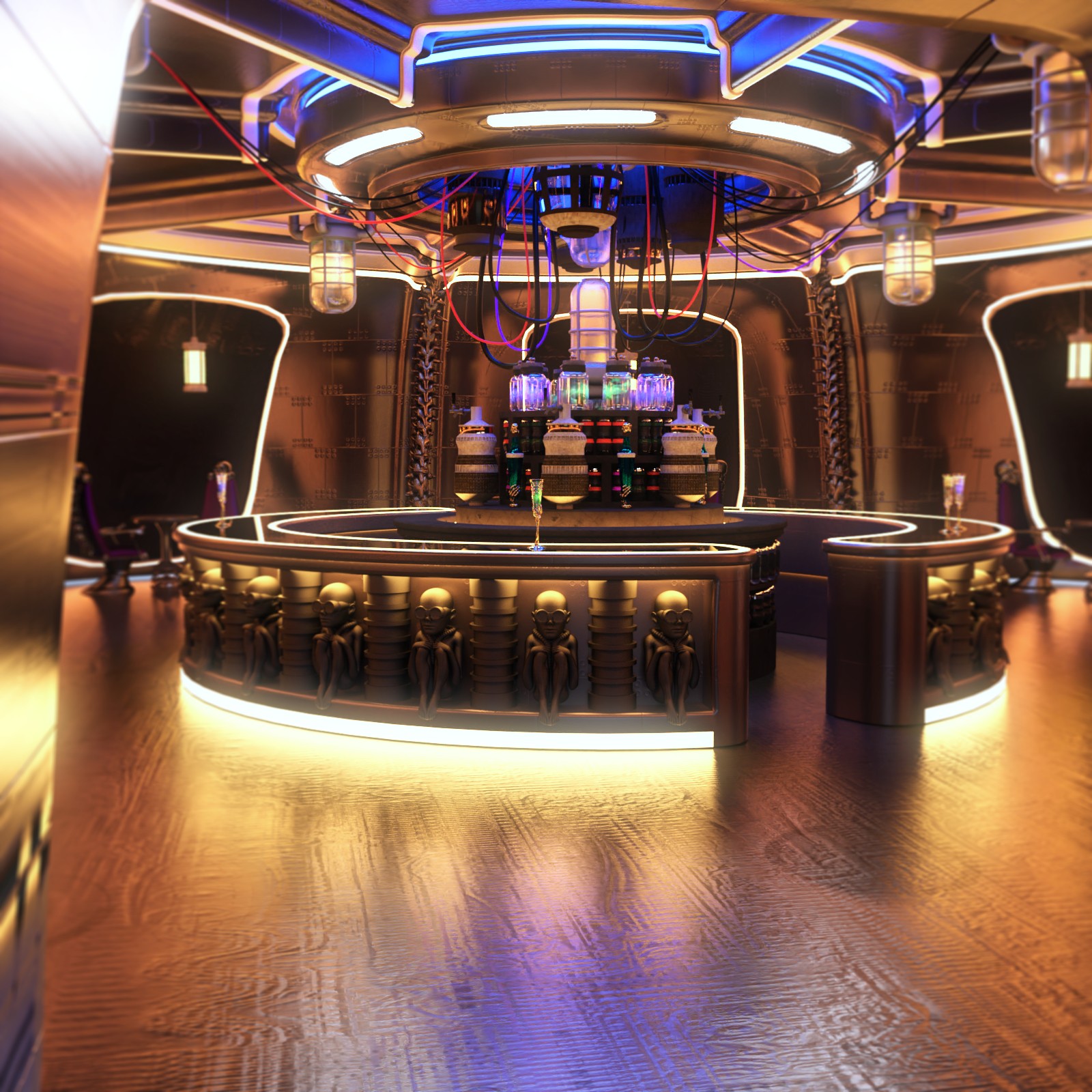 Steampunk Bar by N/A
