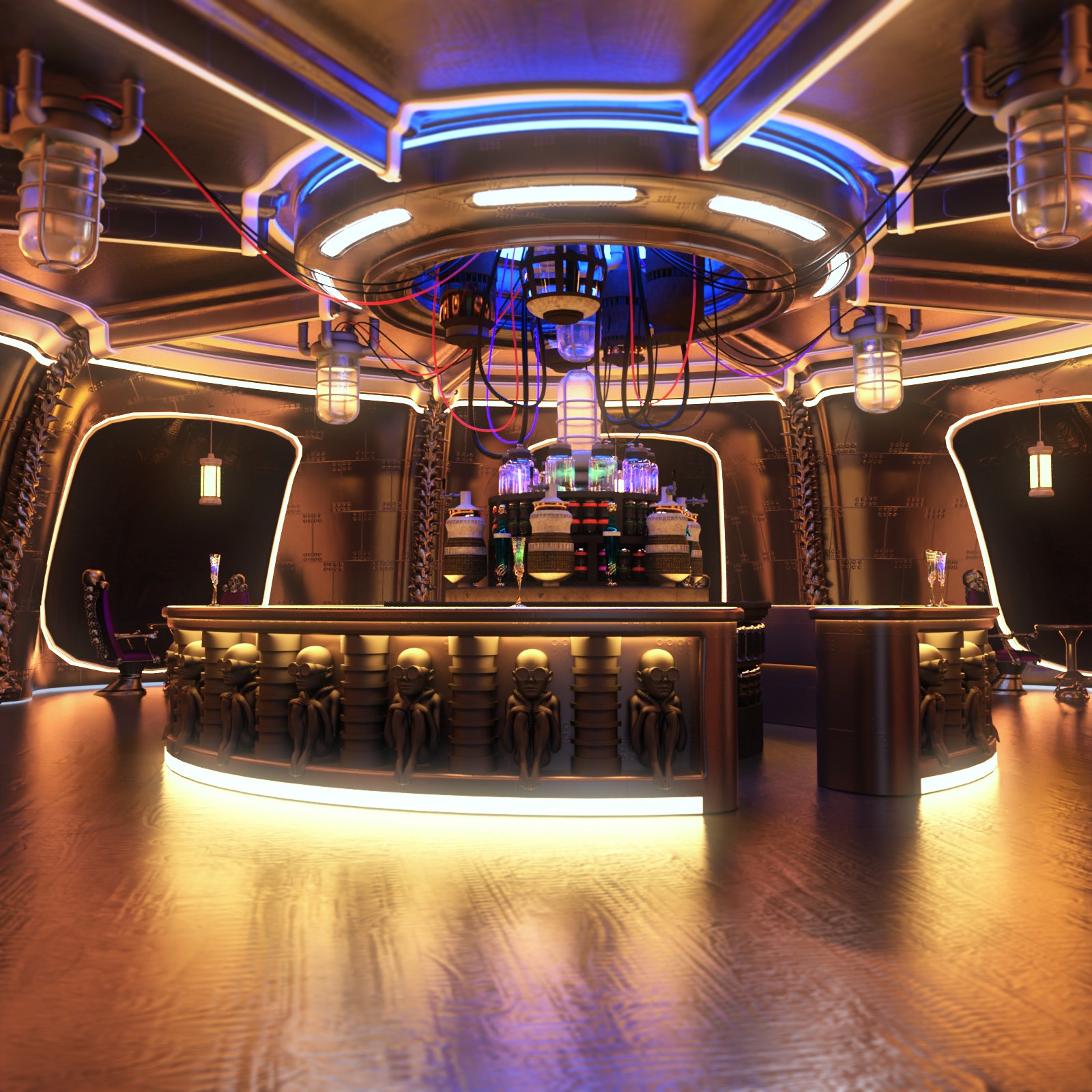 Steampunk Bar by N/A