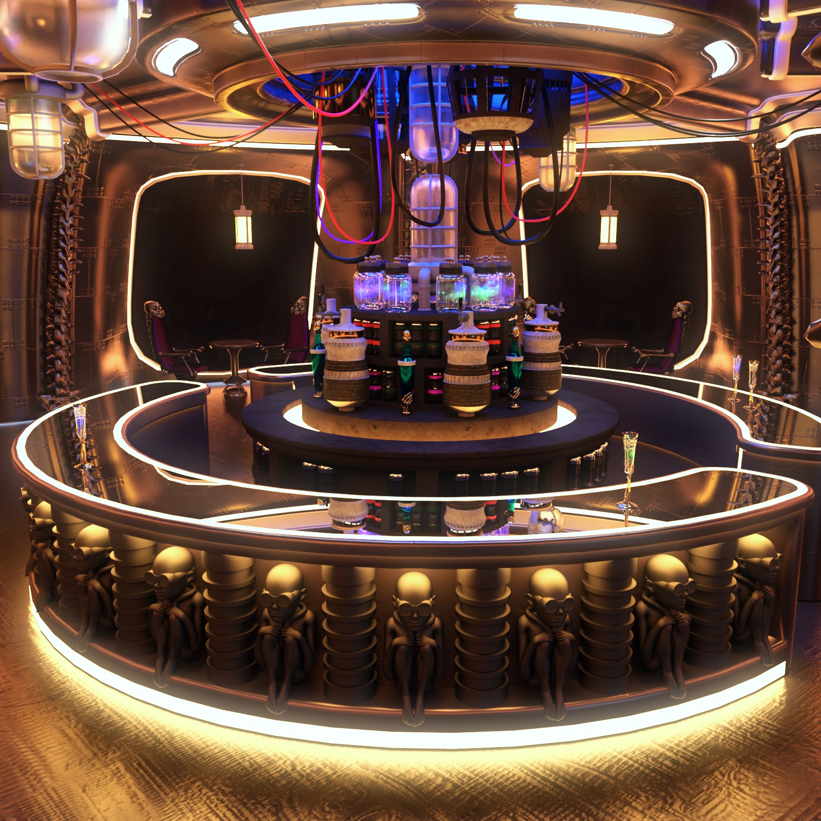 Steampunk Bar by N/A