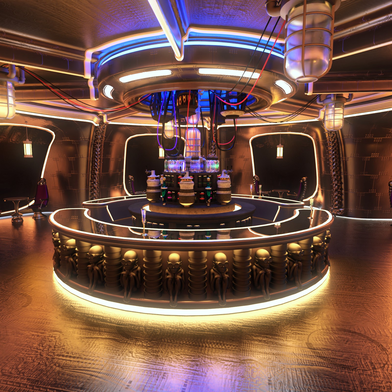 Steampunk Bar by N/A