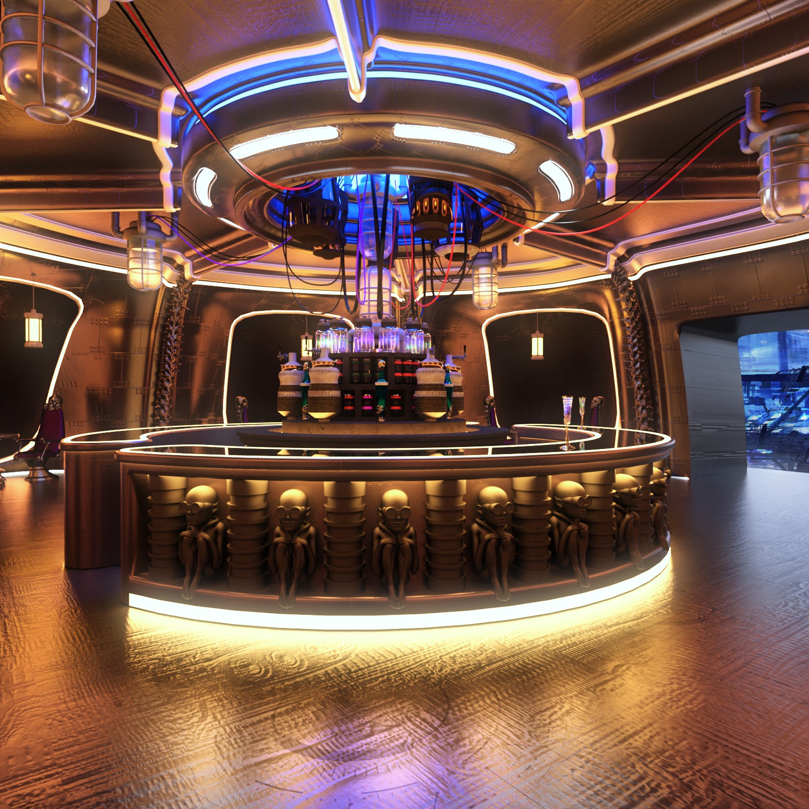 Steampunk Bar by N/A