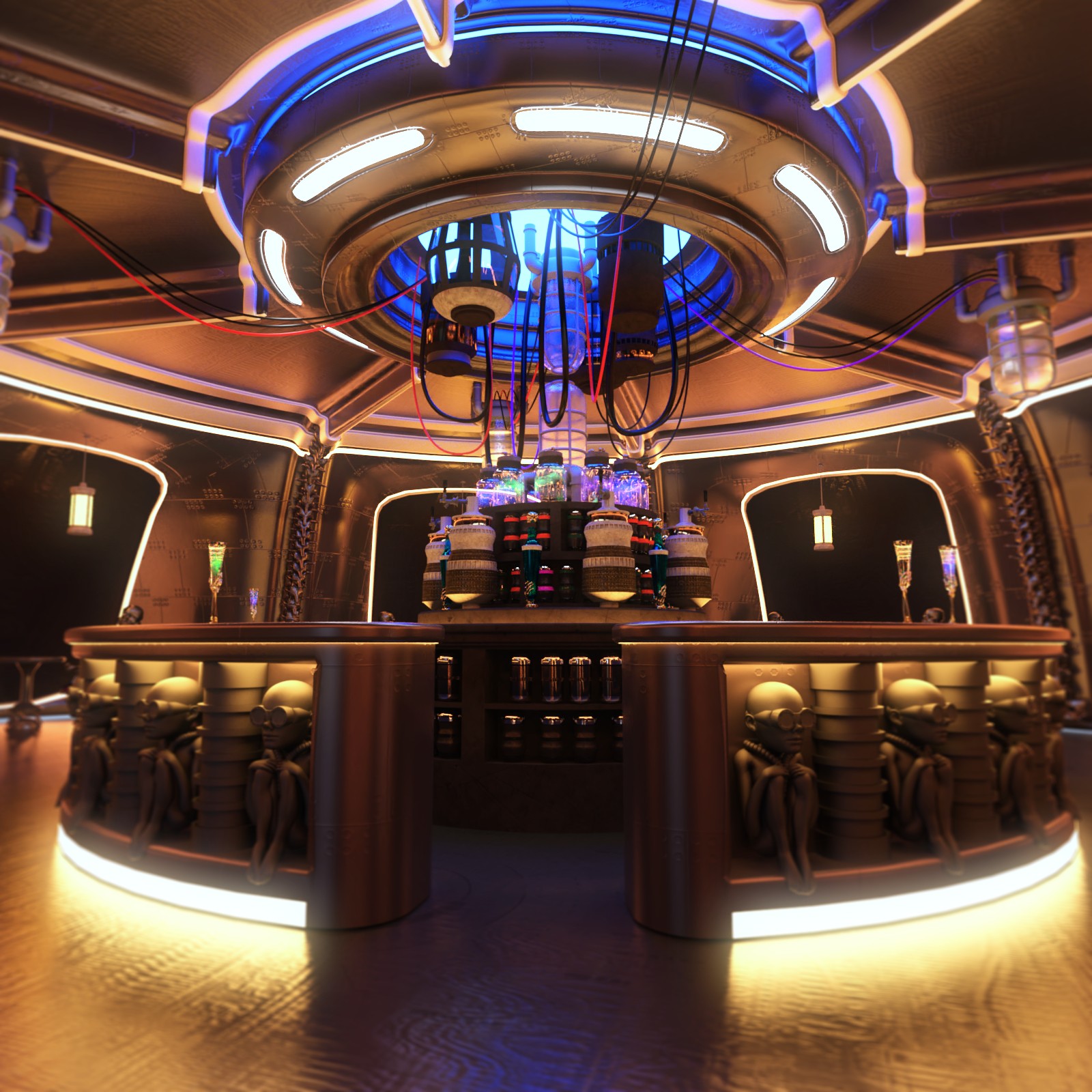 Steampunk Bar by N/A