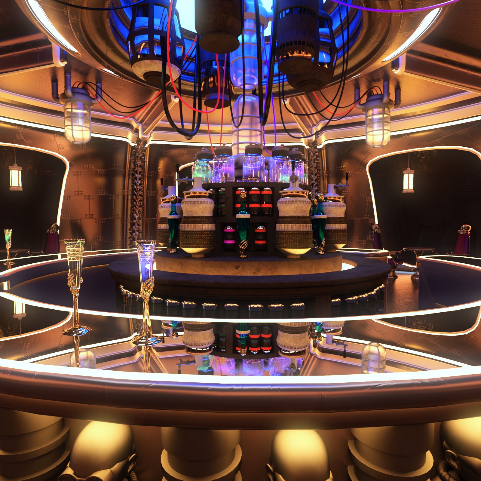 Steampunk Bar by N/A