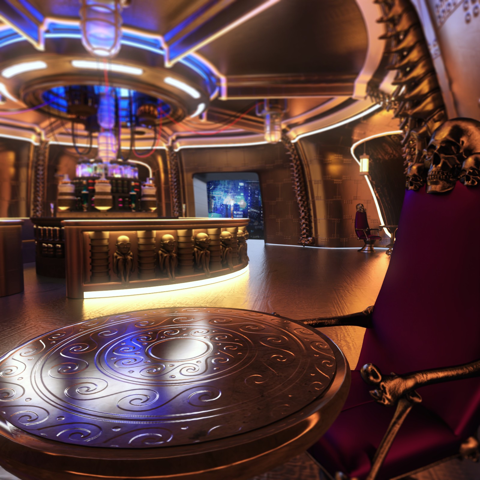 Steampunk Bar by N/A