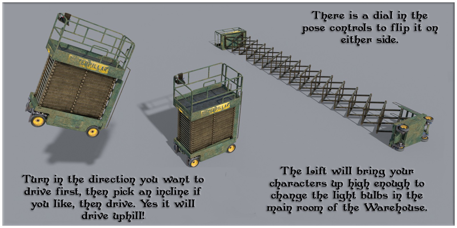 Industrial Warehouse Scissor Lift by N/A