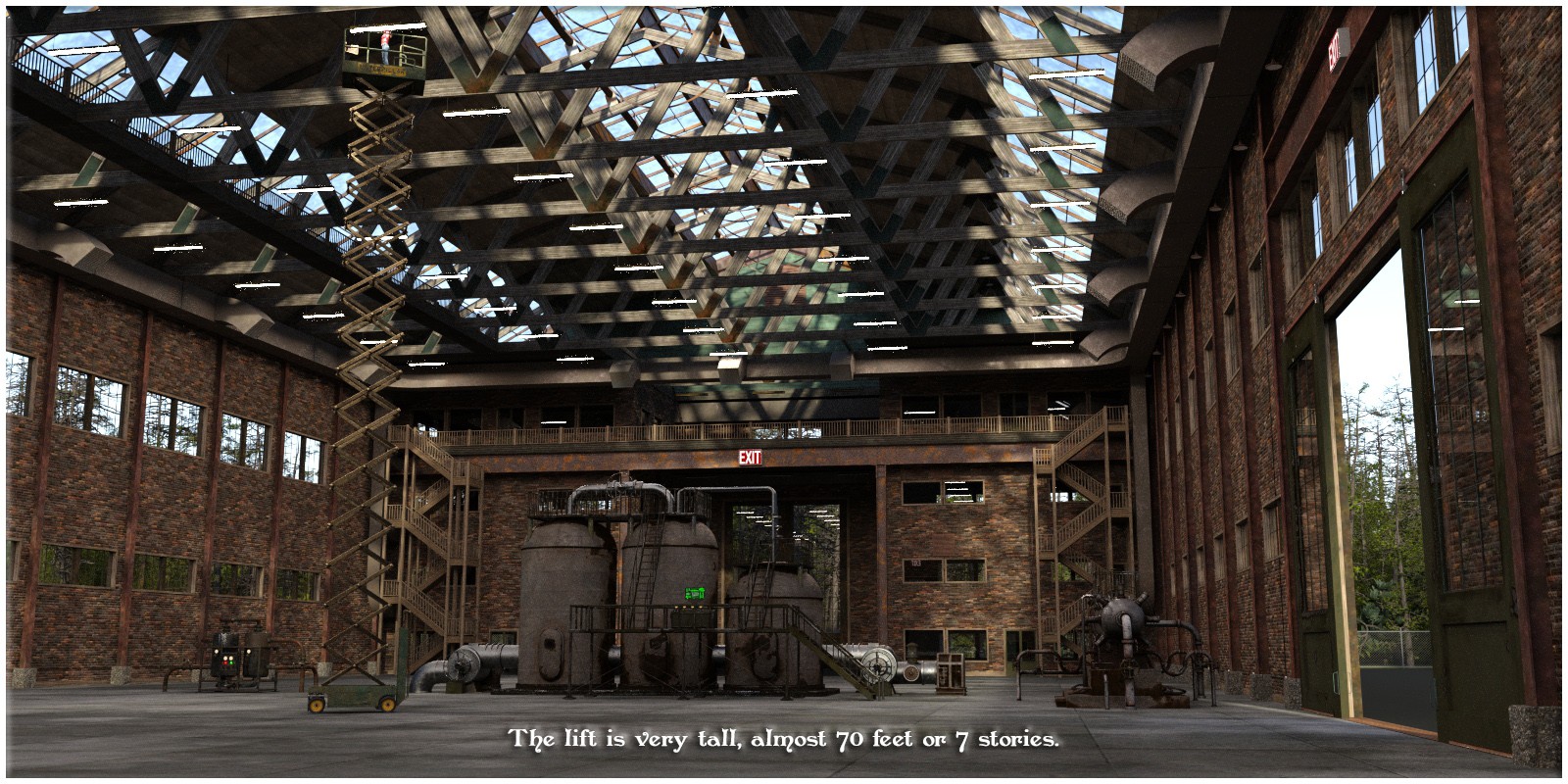 Industrial Warehouse Scissor Lift by N/A