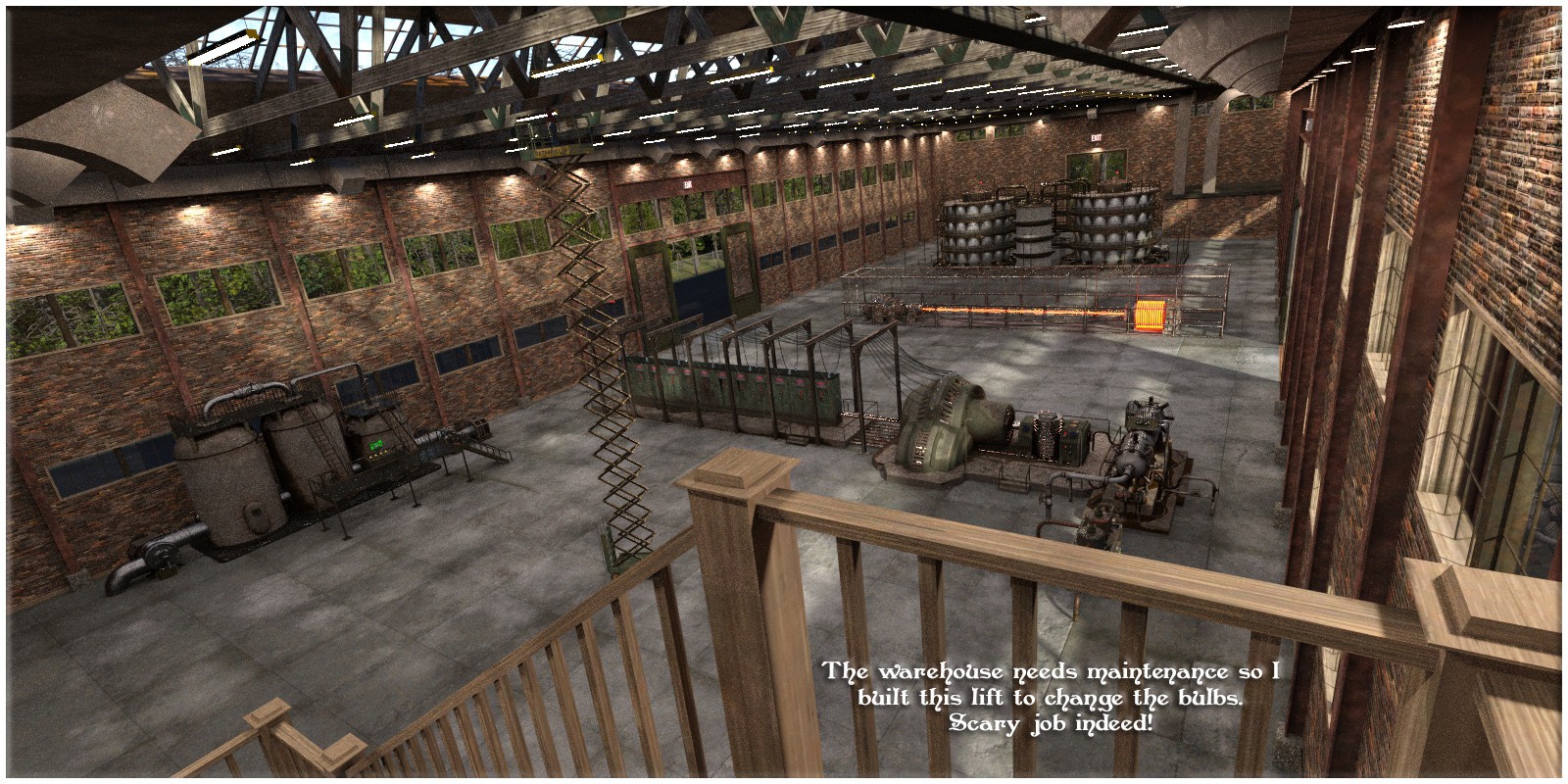 Industrial Warehouse Scissor Lift by N/A