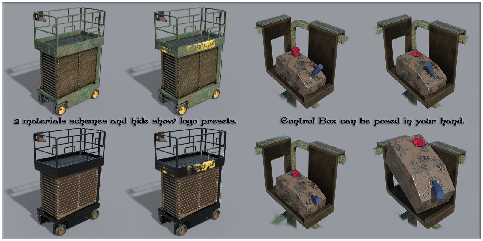 Industrial Warehouse Scissor Lift by N/A