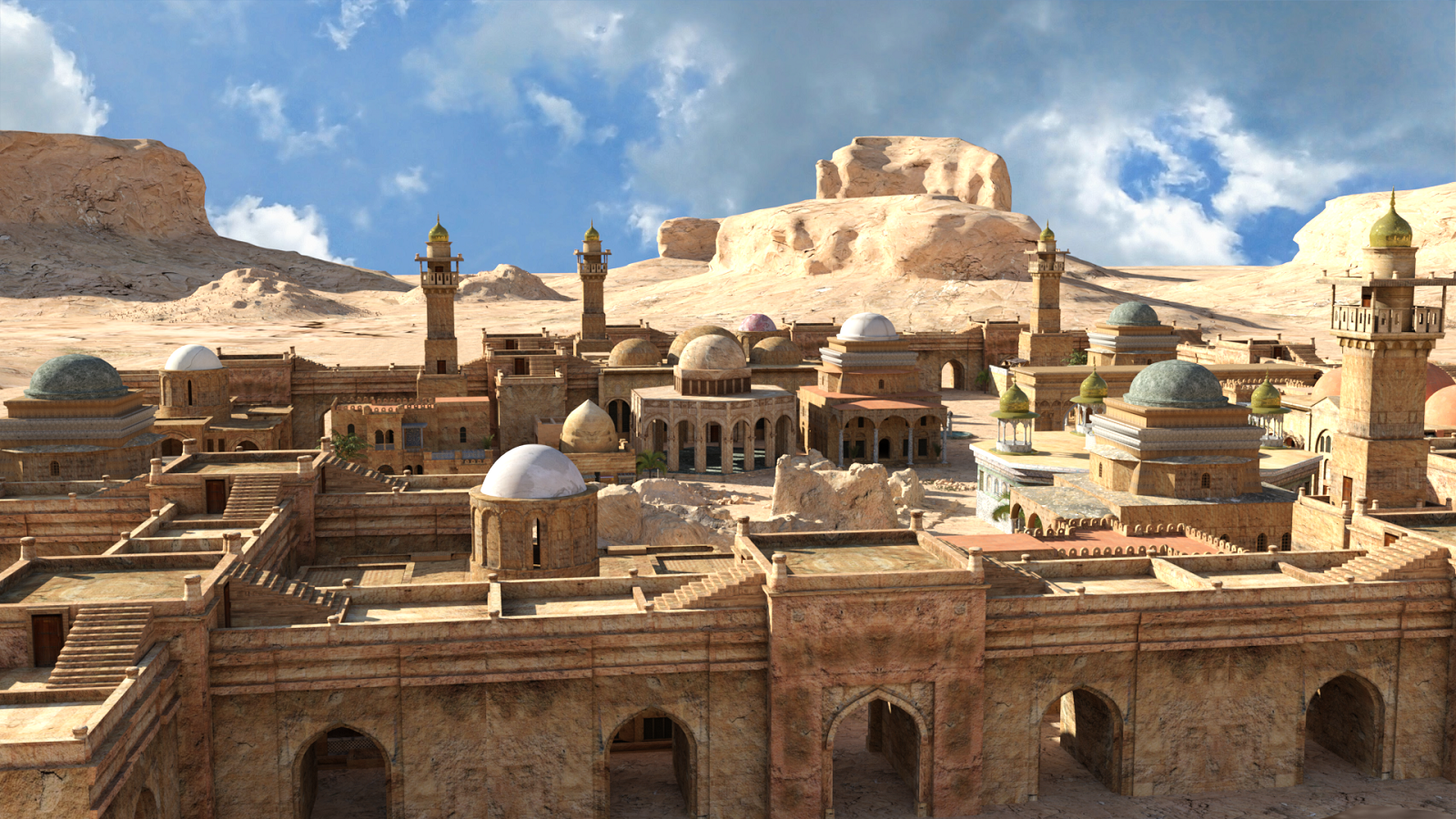 Middle East Town for DAZ by N/A