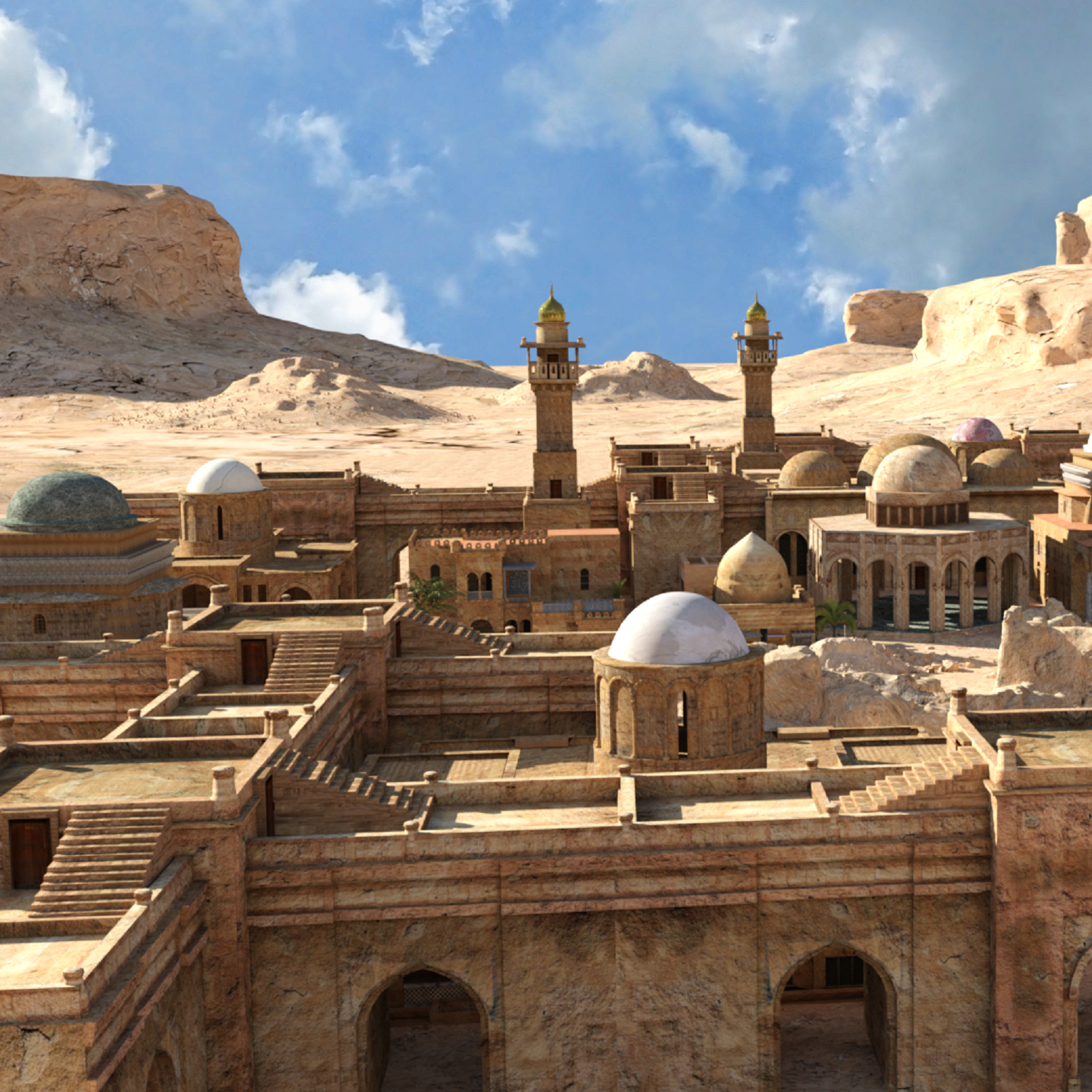 Middle East Town for DAZ by N/A