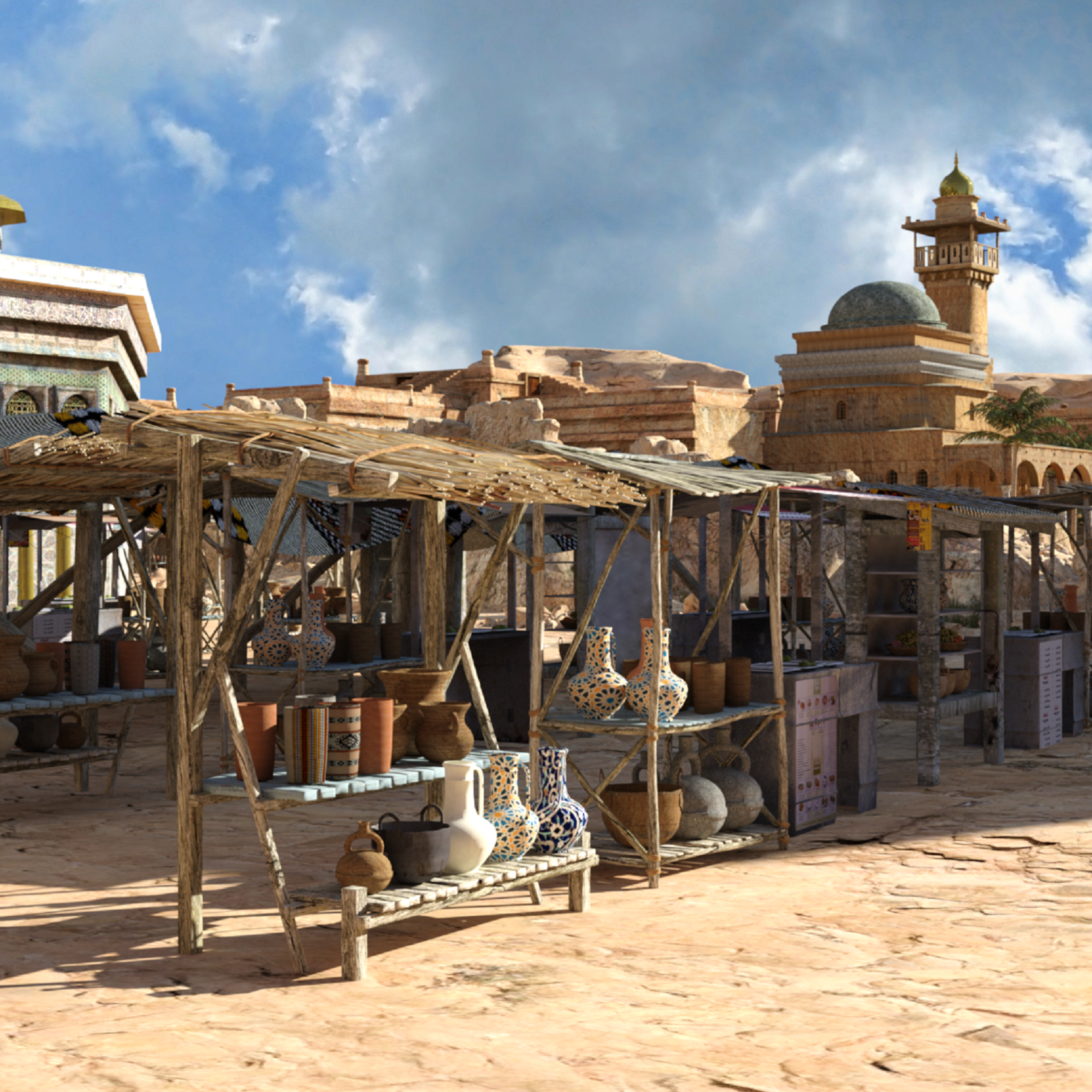 Middle East Town for DAZ by N/A