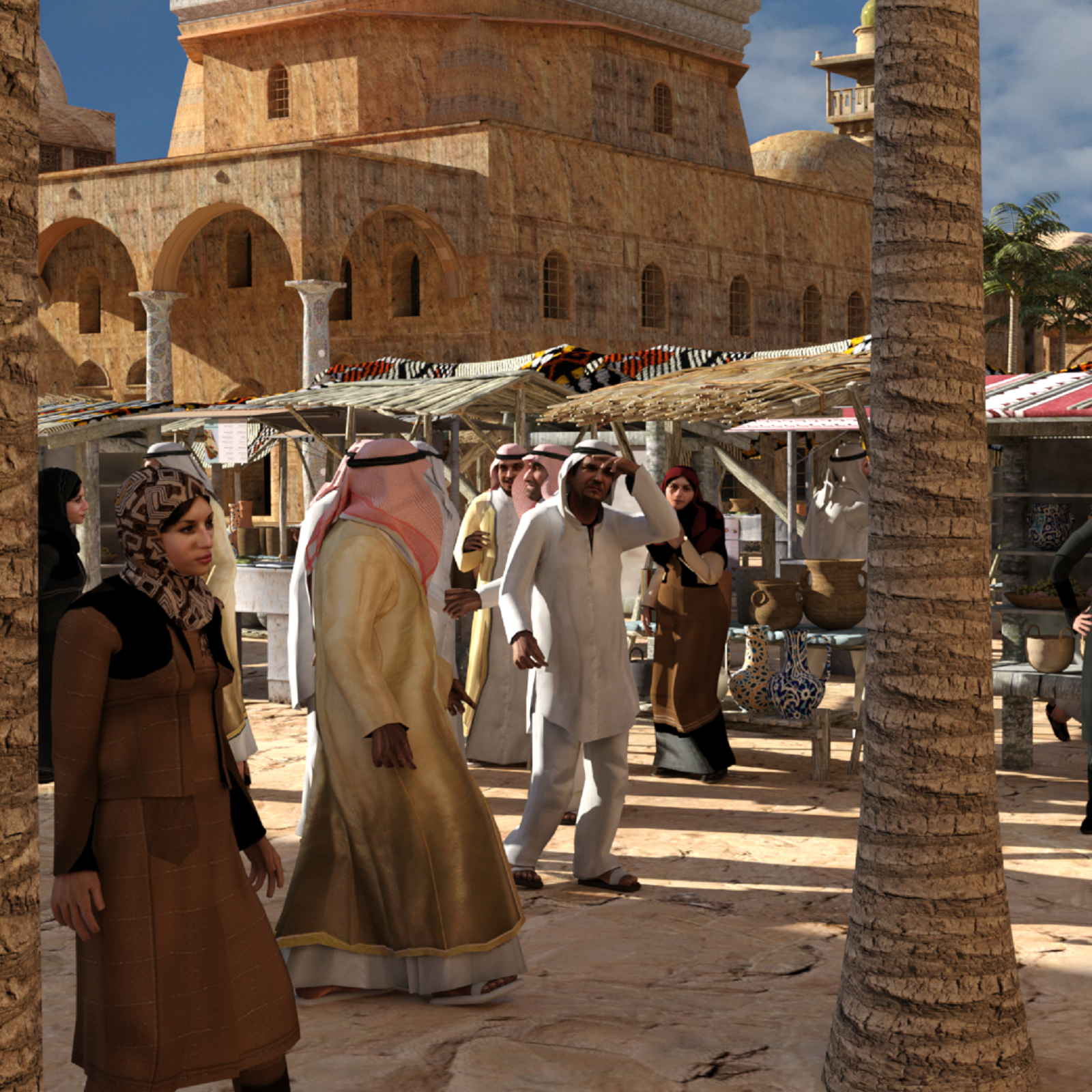 Middle East Town for DAZ by N/A