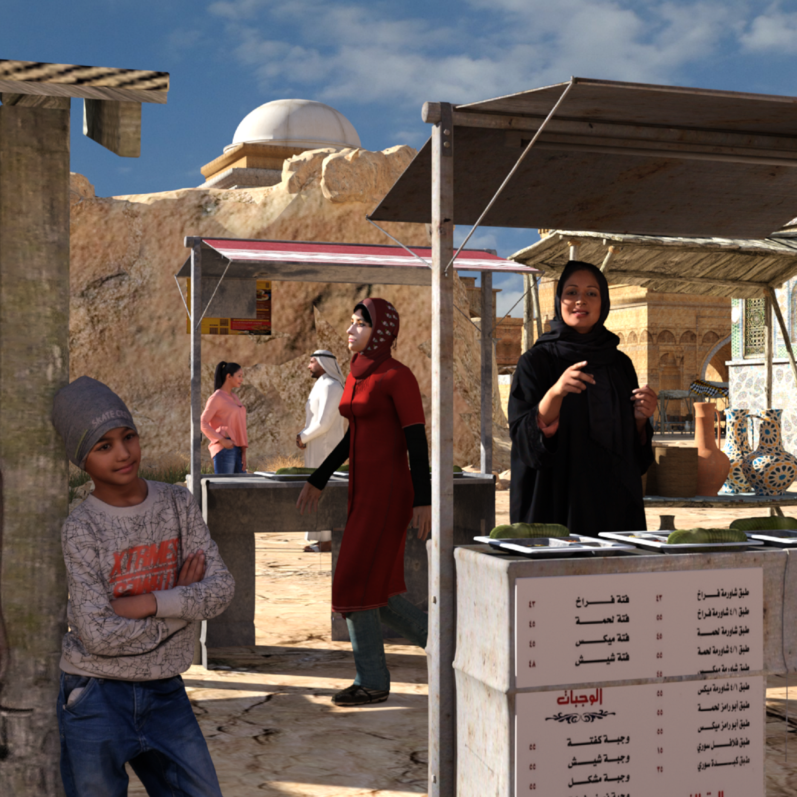 Middle East Town for DAZ by N/A