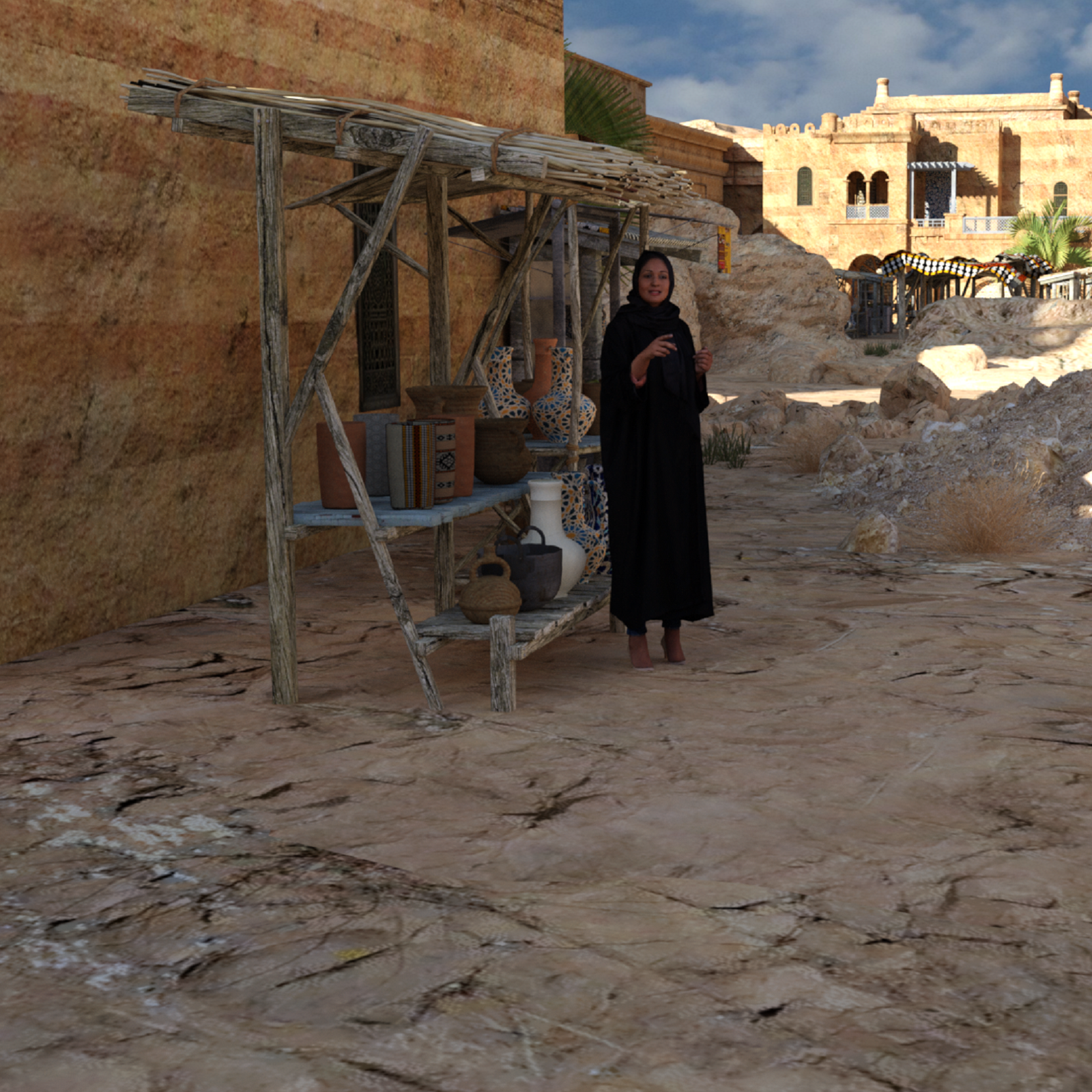 Middle East Town for DAZ by N/A