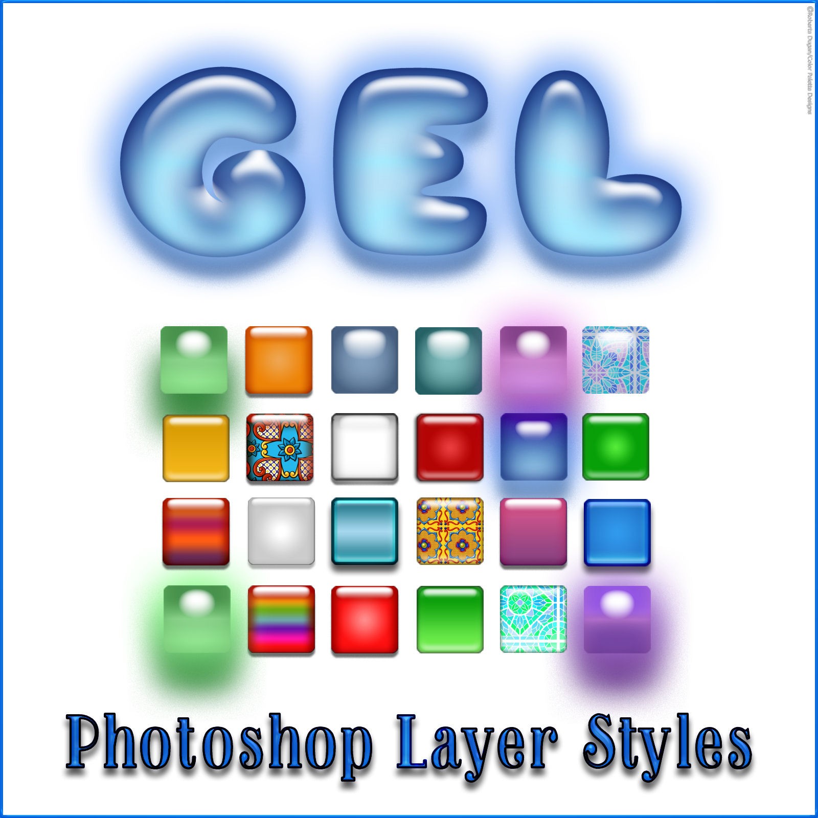 GEL PS Layer Styles by N/A