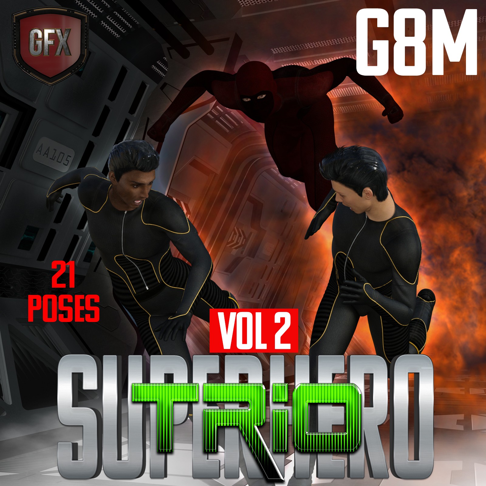 SuperHero Trio for G8M Volume 2 by N/A