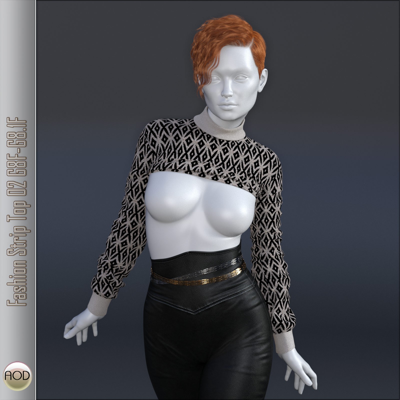 Fashion Strip Top 02 G8F-G8.1F by N/A