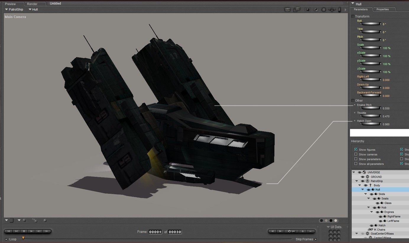 Patrol Ship by N/A