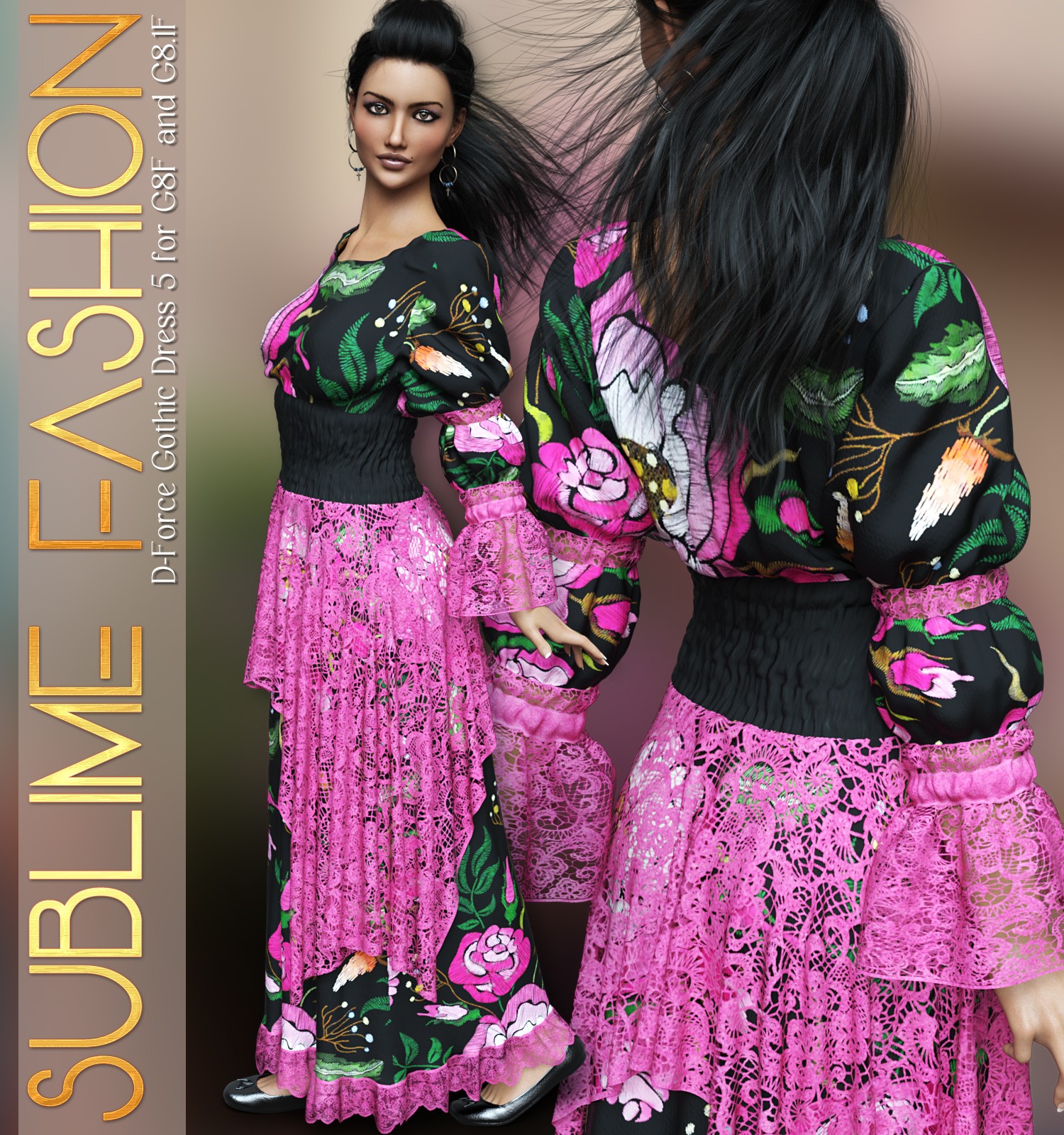 Sublime Fashion Gothic Dress 5 by N/A