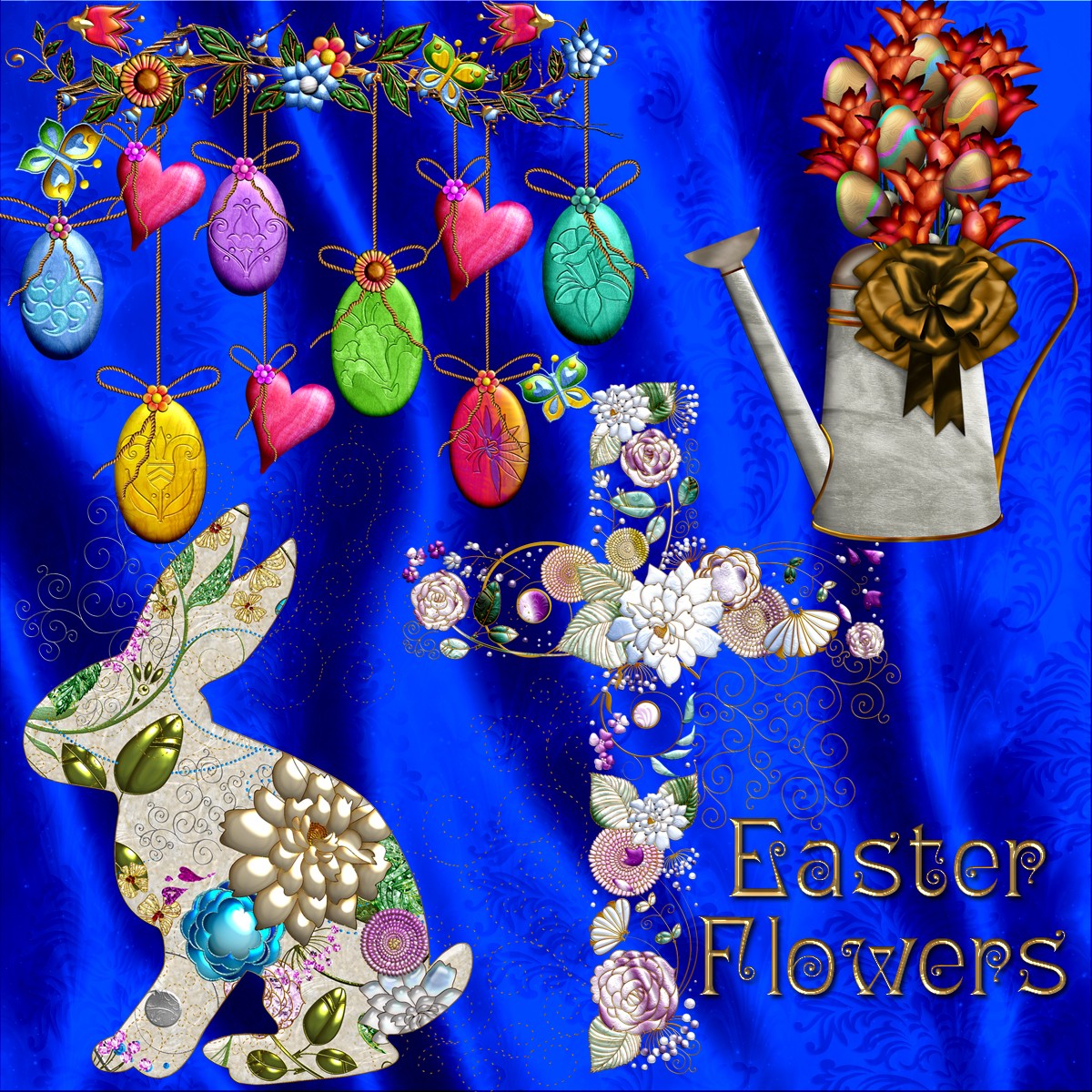 Harvest Moons Easter Flowers by N/A